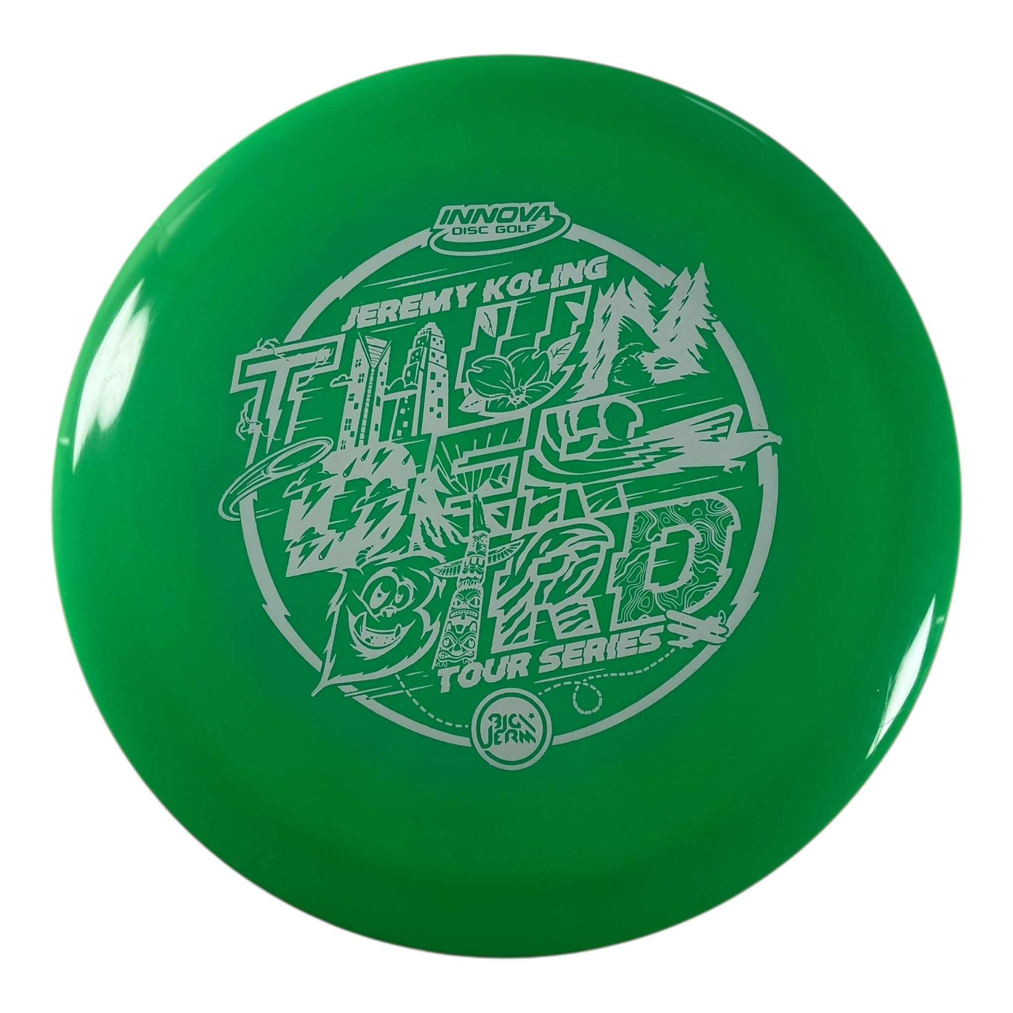 Innova Champion Discs Thunderbird | Swirled Star | Green/White 175g (2022 Jeremy Koling) Disc Golf