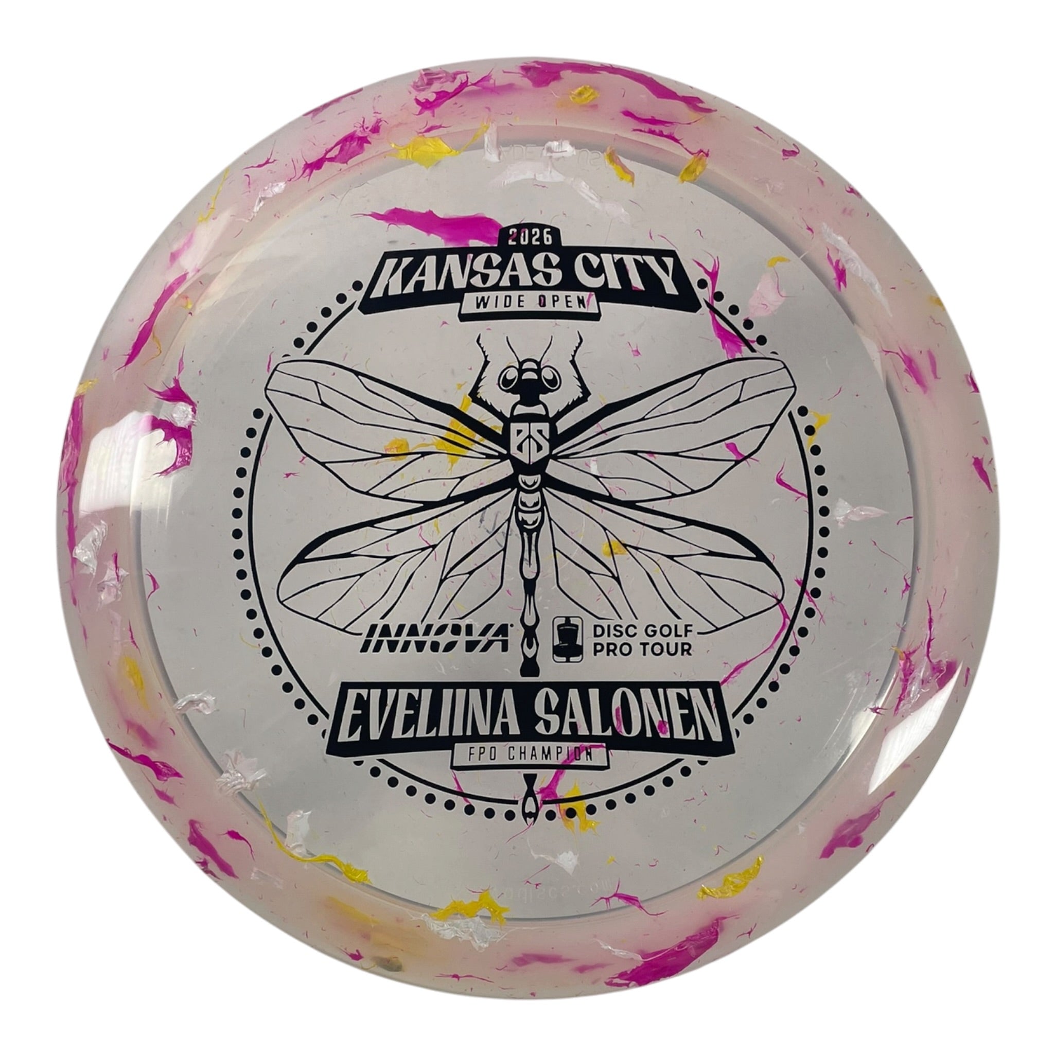 Innova Champion Discs TL3 | Party Time | Pink/Black 173g (Eveliina Salonen Commemorative) Disc Golf