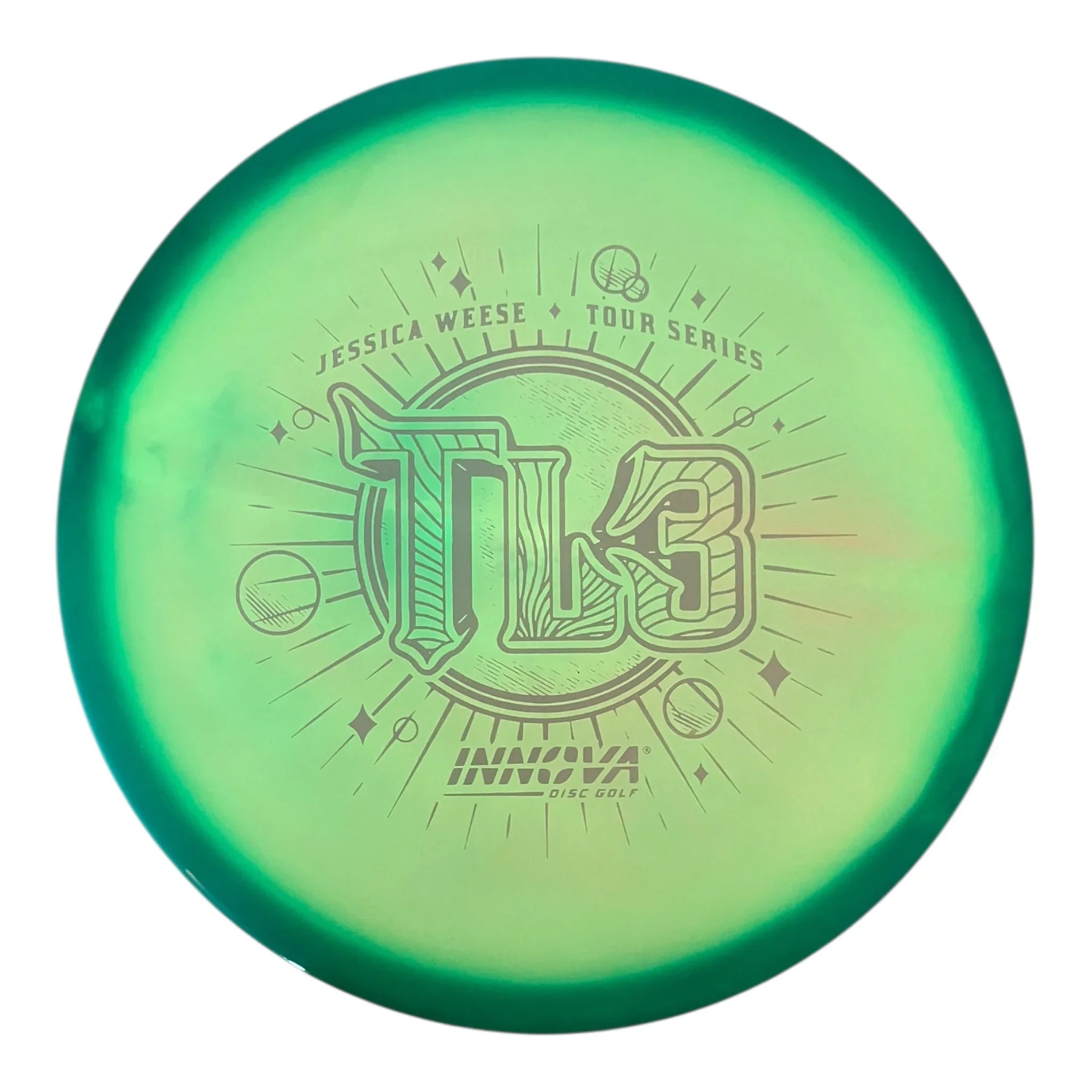 Innova Champion Discs TL3 | Proto Glow Halo Champion | Teal/White 173g (Jessica Weese) Disc Golf