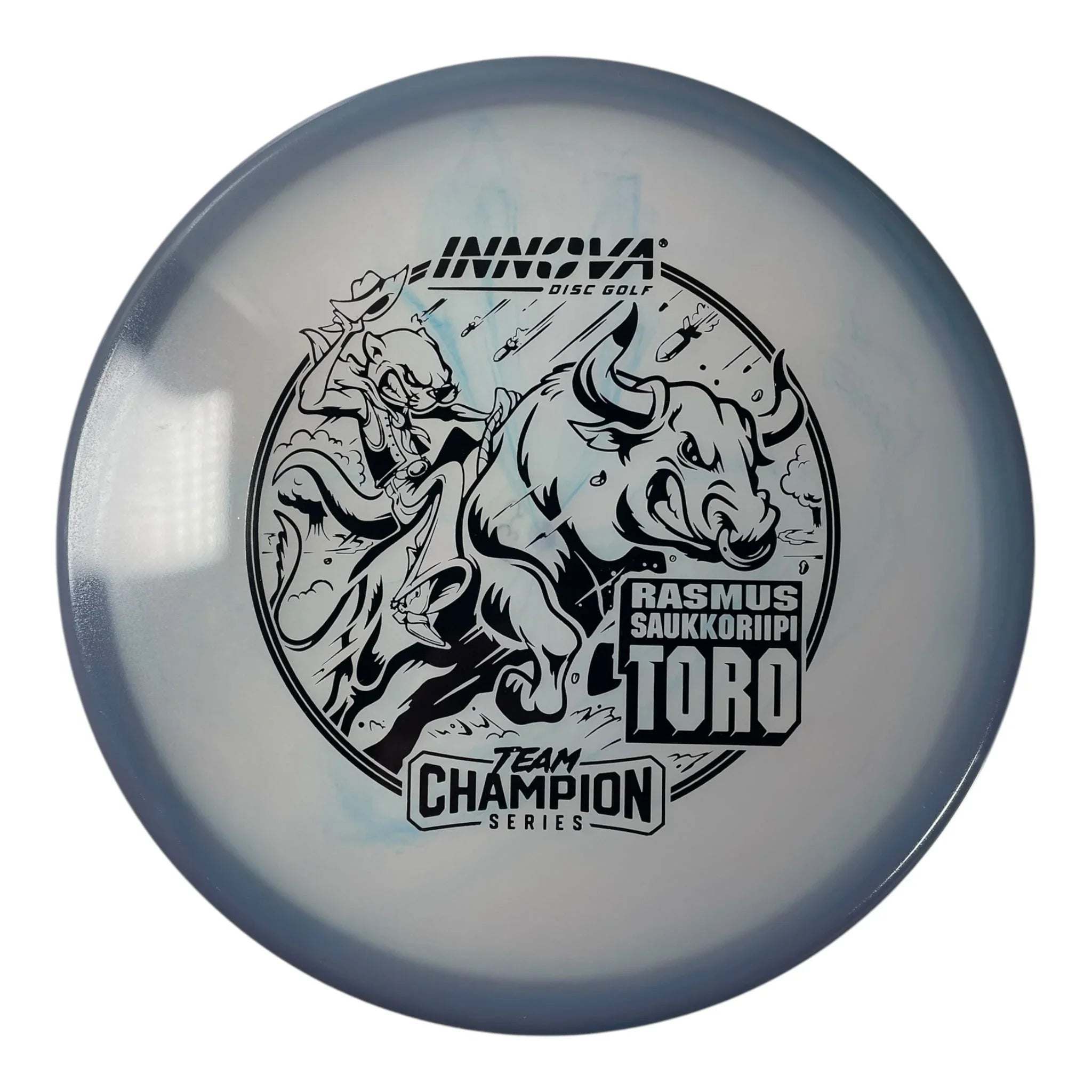 Innova Champion Discs Toro | Proto Glow Champion | Purple/Black 174g (Rasmus Saukkoriipi) Disc Golf