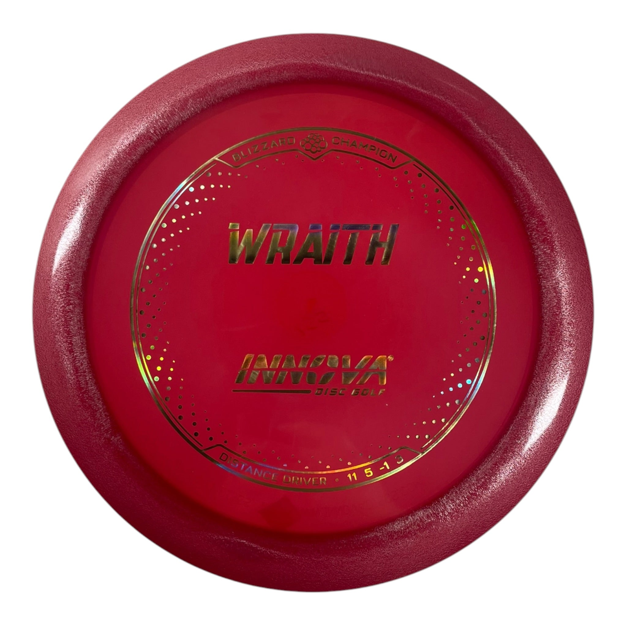 Innova Champion Discs Wraith | Blizzard | Red/Gold 155g Disc Golf