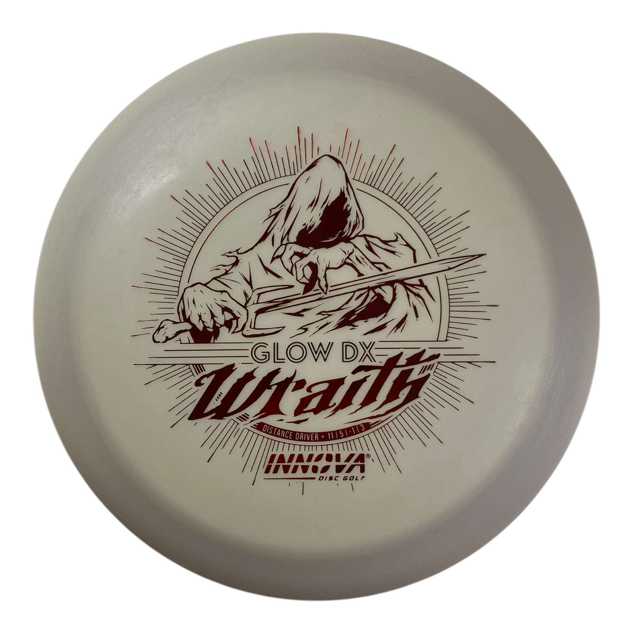 Innova Champion Discs Wraith | DX Glow | Glow/Red 172g Disc Golf