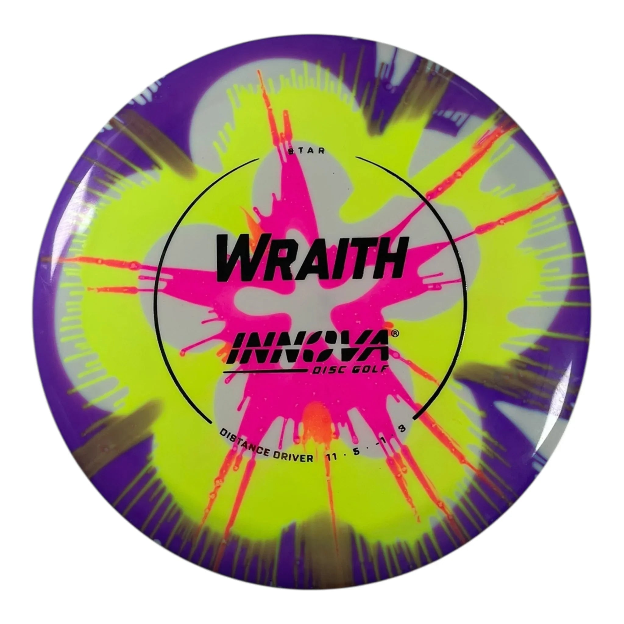 Innova Champion Discs Wraith | Star I-Dye | Yellow/Wonderbread 171g Disc Golf