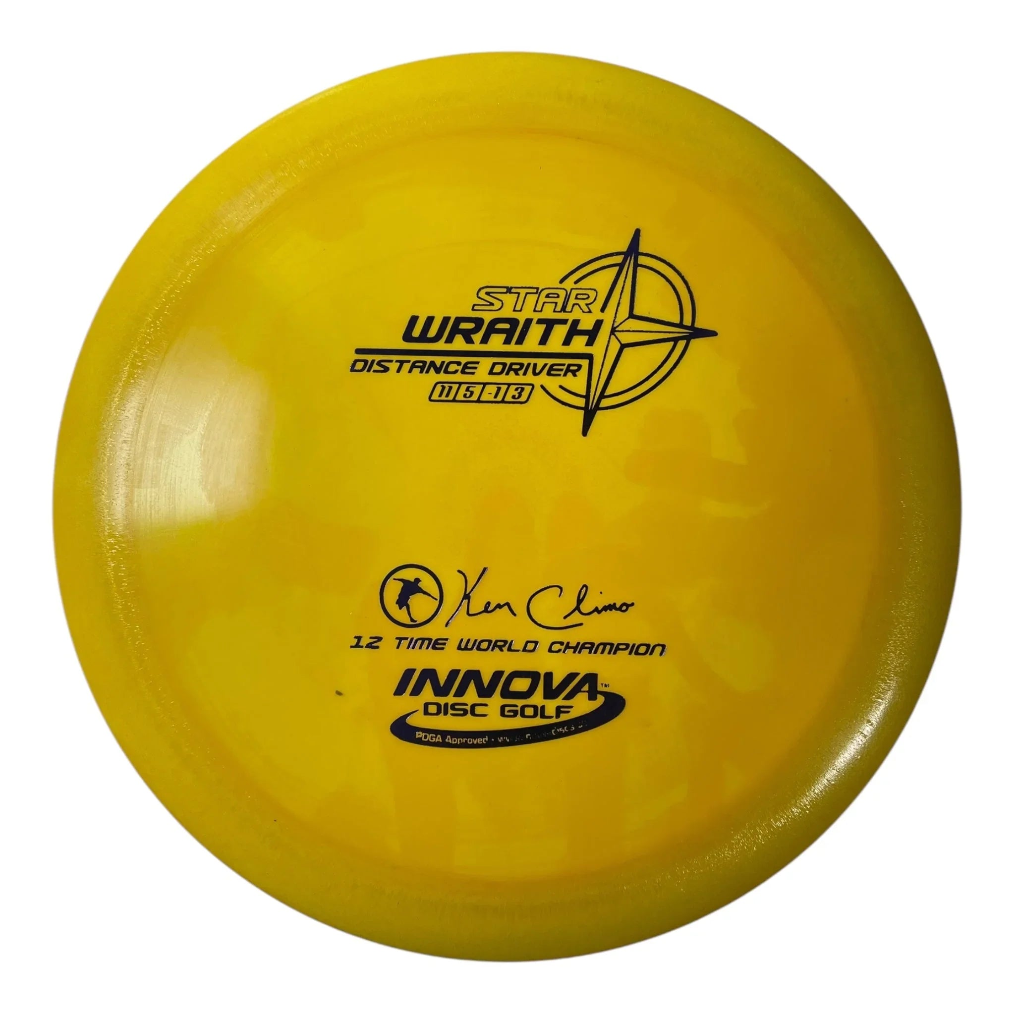 Innova Champion Discs Wraith | Star | Yellow/Purple 148g (Ken Climo) Disc Golf