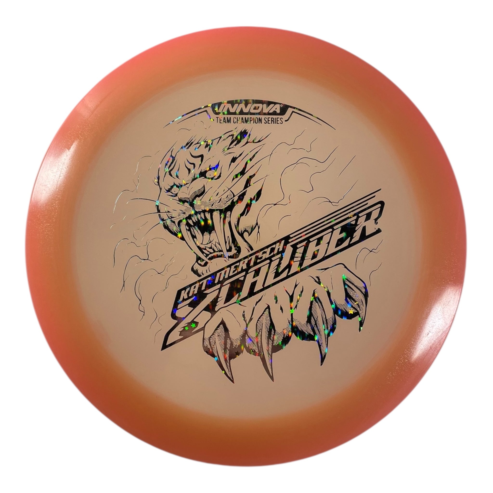 Innova Champion Discs XCaliber | Champion Color Glow | Tan/Stars 175g (Kat Mertsch) Disc Golf