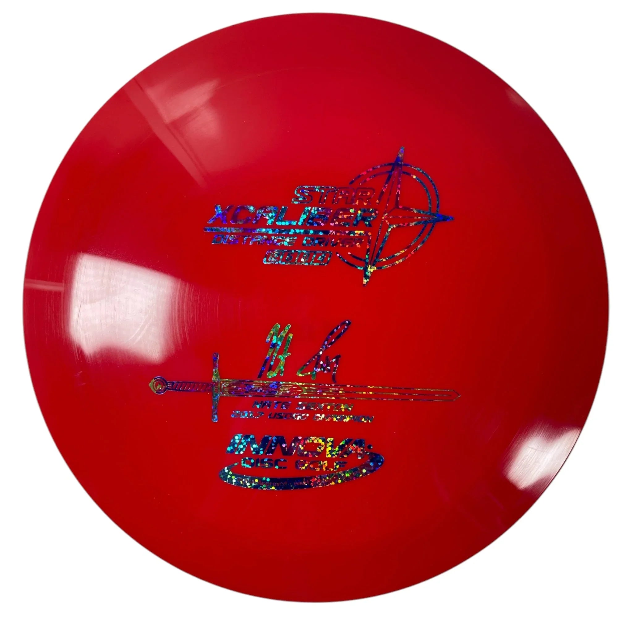Innova Champion Discs XCaliber | Star | Red/Rainbow 175g (Nate Sexton) Disc Golf