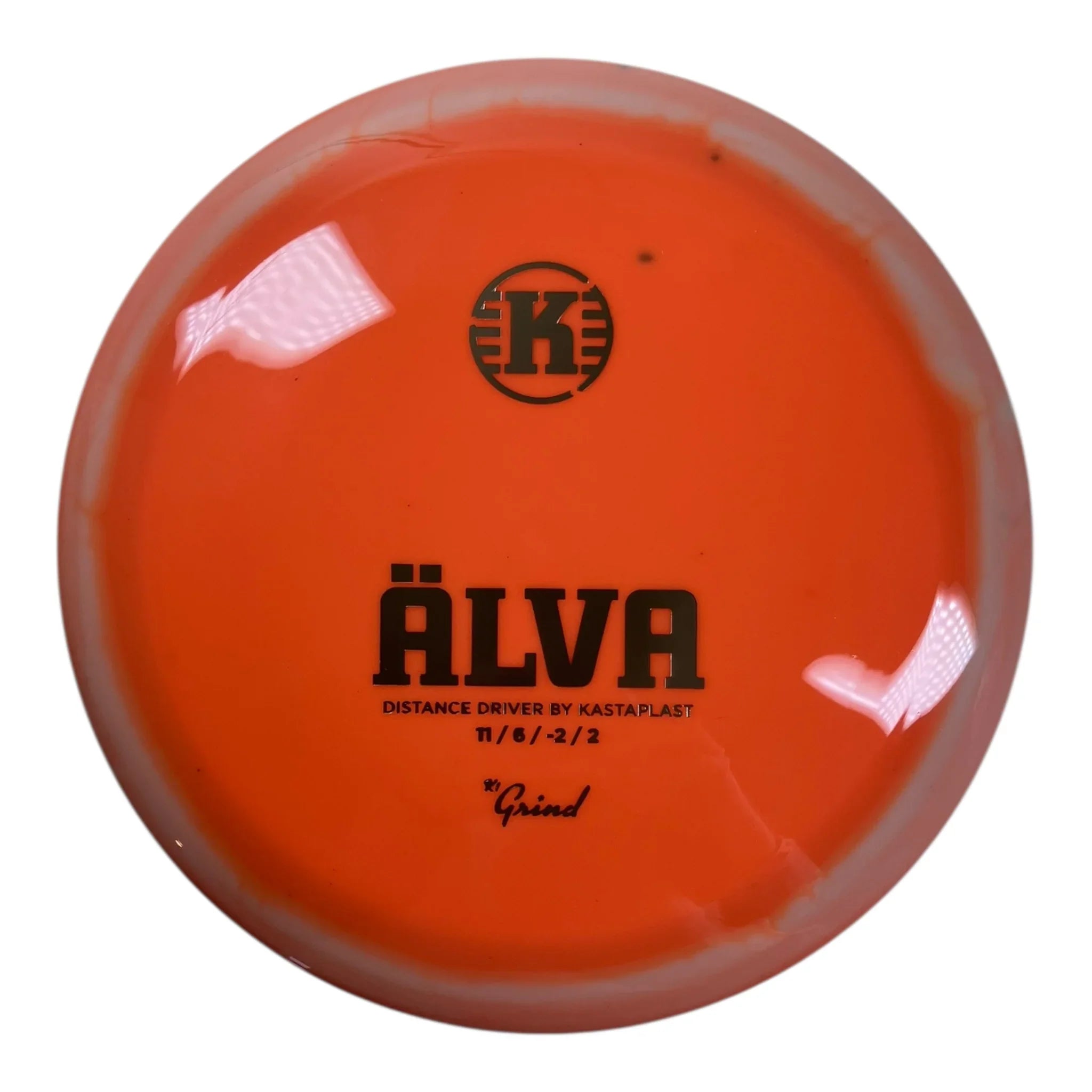 Kastaplast Alva | K1 Grind | Orange/Gold 174g Disc Golf