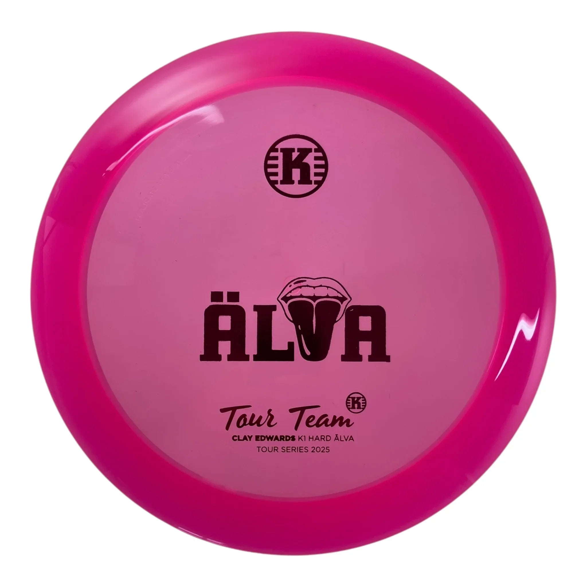 Kastaplast Alva | K1 Hard | Pink/Pink 173g (Clay Edwards) Disc Golf