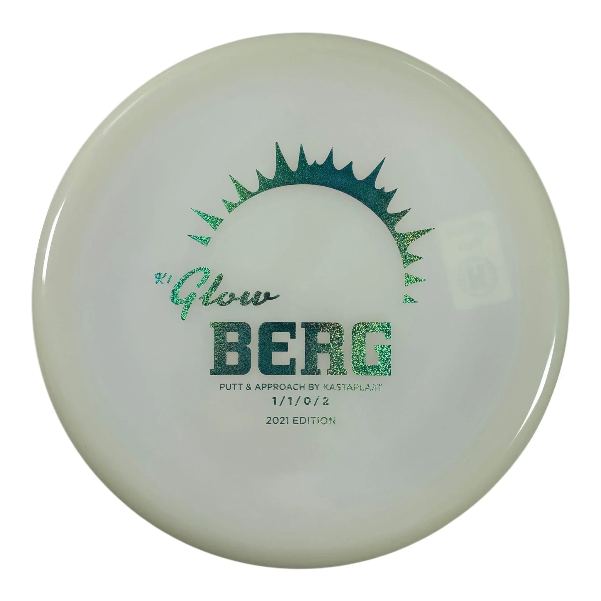 Kastaplast Berg | K1 Glow | Glow/Green 173 - 175g (2021) Disc Golf