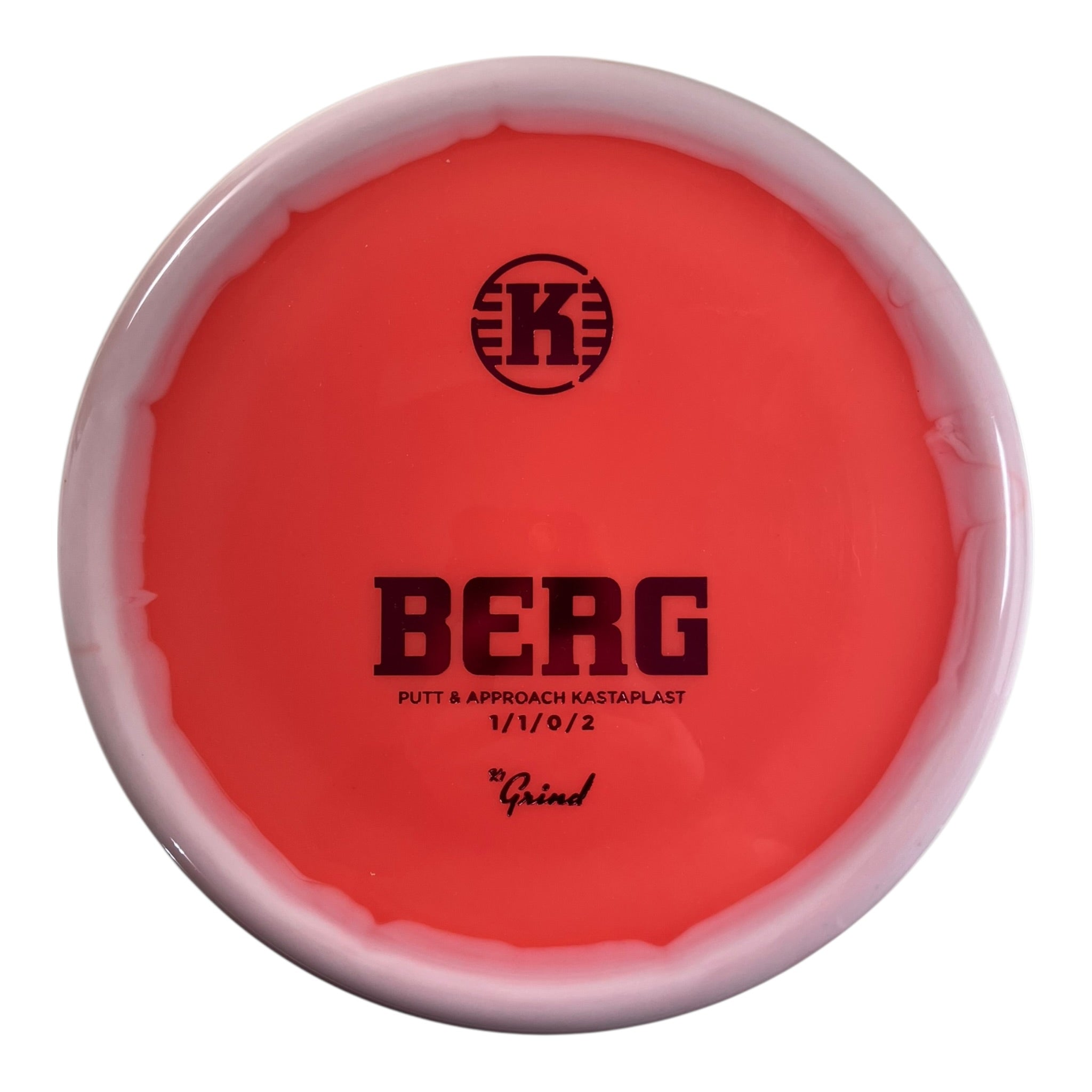 Kastaplast Berg | K1 Grind | Orange/Red 175g Disc Golf