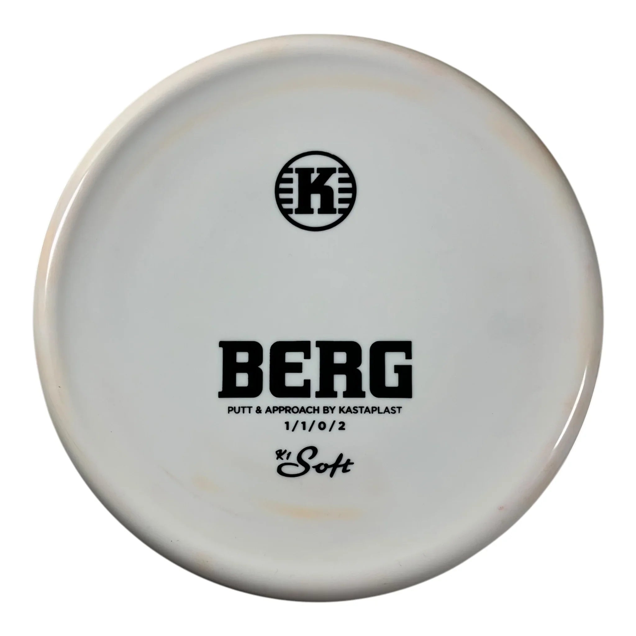 Kastaplast Berg | K1 Soft | White/Black 173g Disc Golf