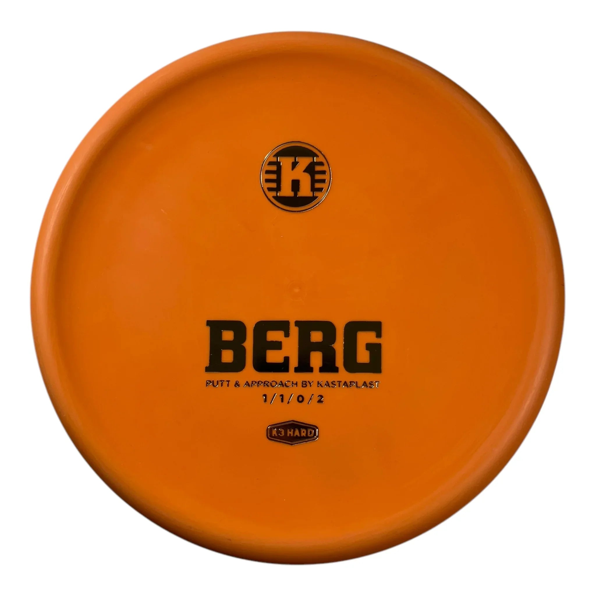 Kastaplast Berg | K3 Hard | Orange/Gold 171-172g Disc Golf