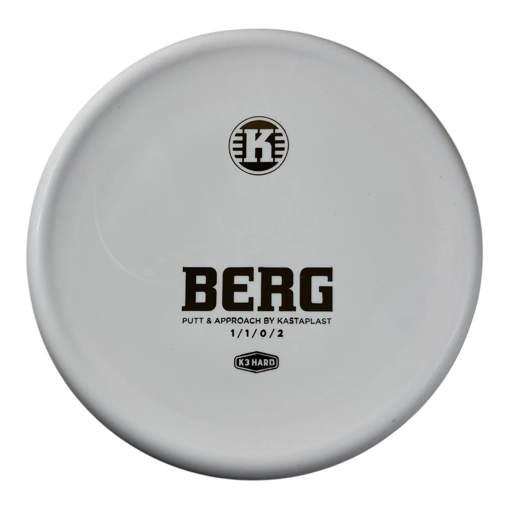Kastaplast Berg | K3 Hard | White/Gold 174g Disc Golf