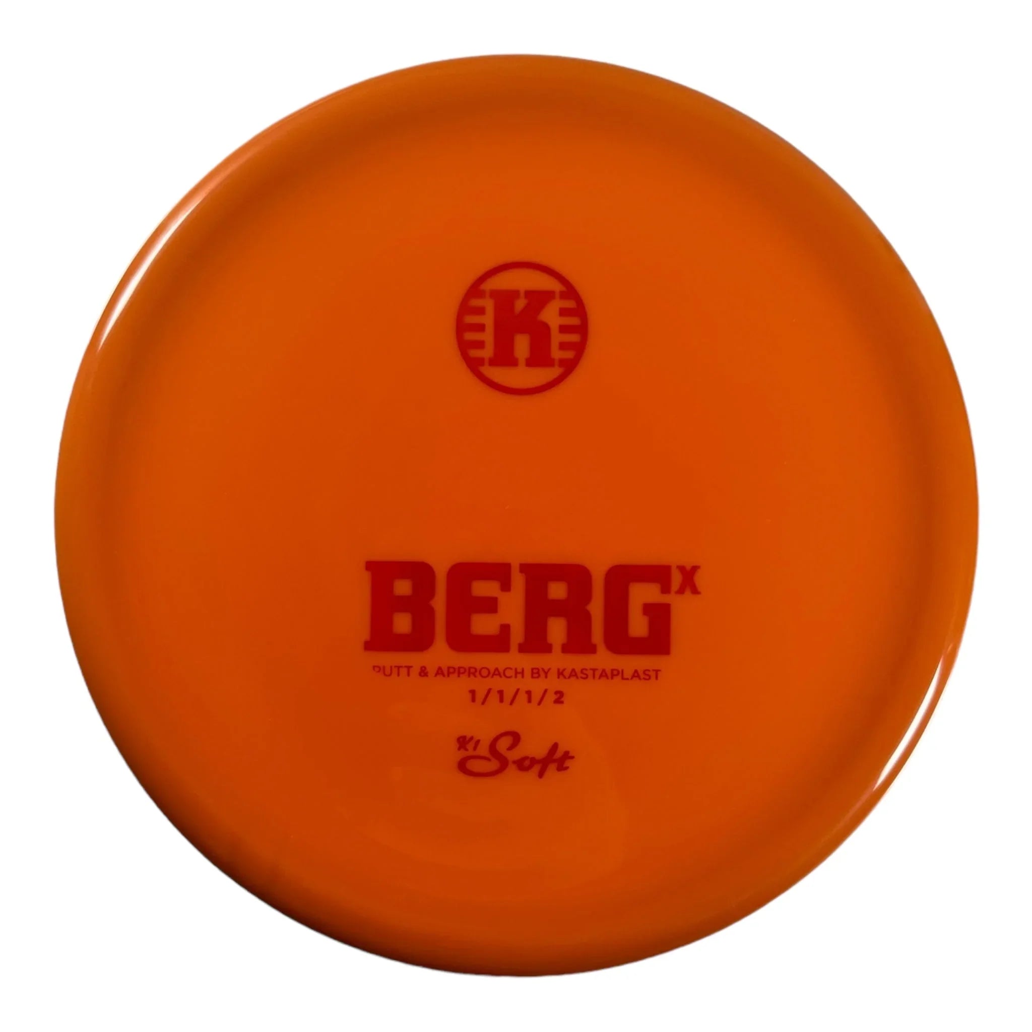 Kastaplast Berg X | K1 Soft | Orange/Red 174 - 175g Disc Golf