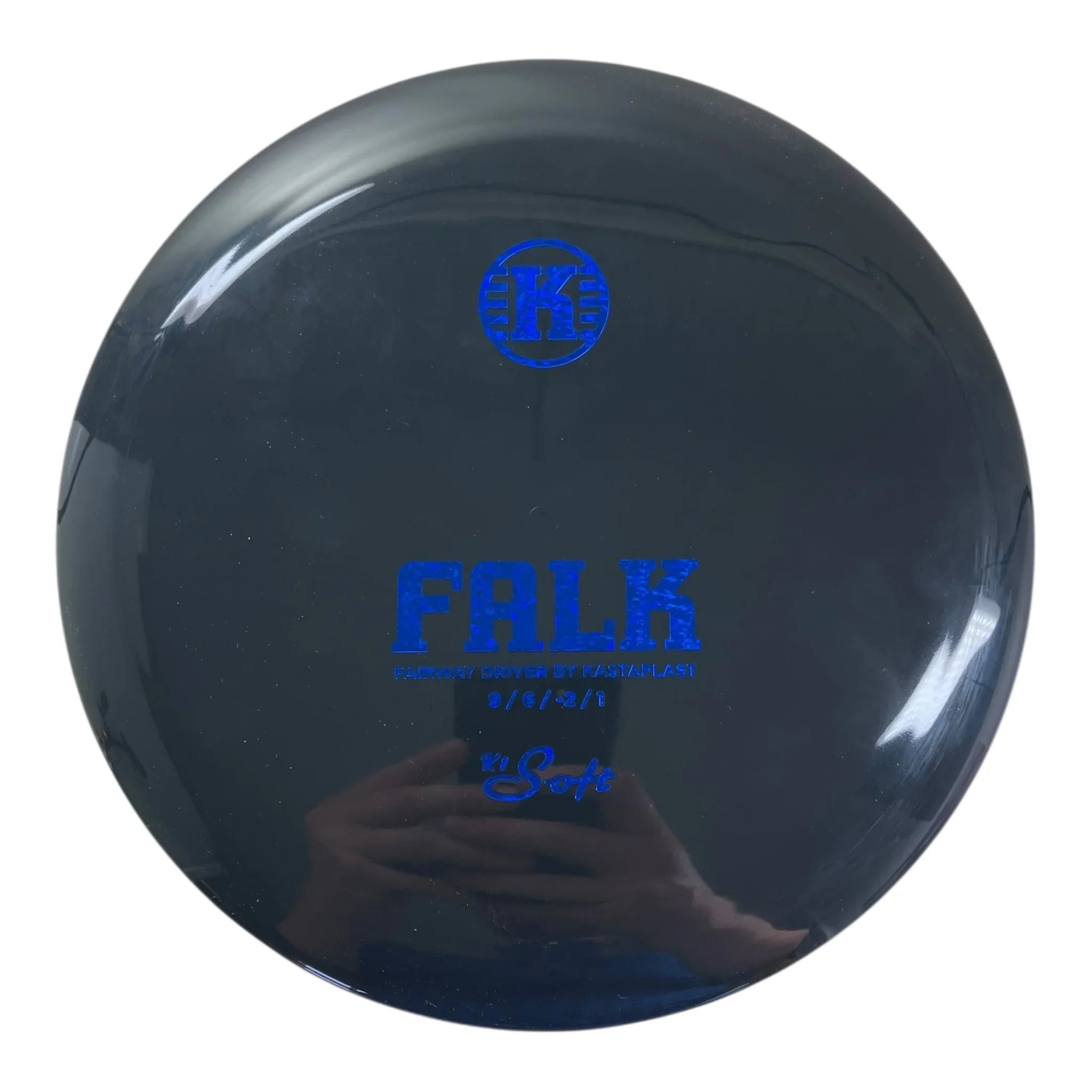 Kastaplast Falk | K1 Soft | Black/Blue 173g Disc Golf