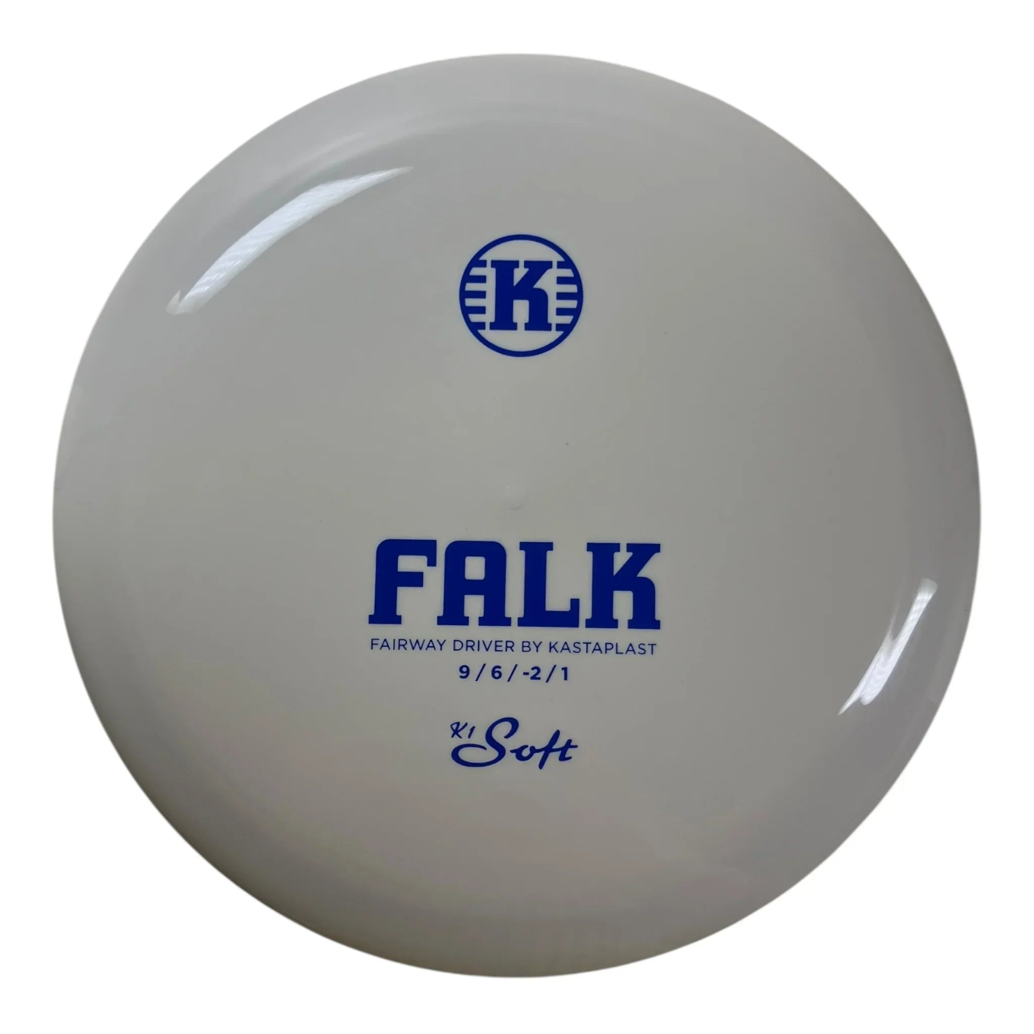 Kastaplast Falk | K1 Soft | White/Blue 172g Disc Golf