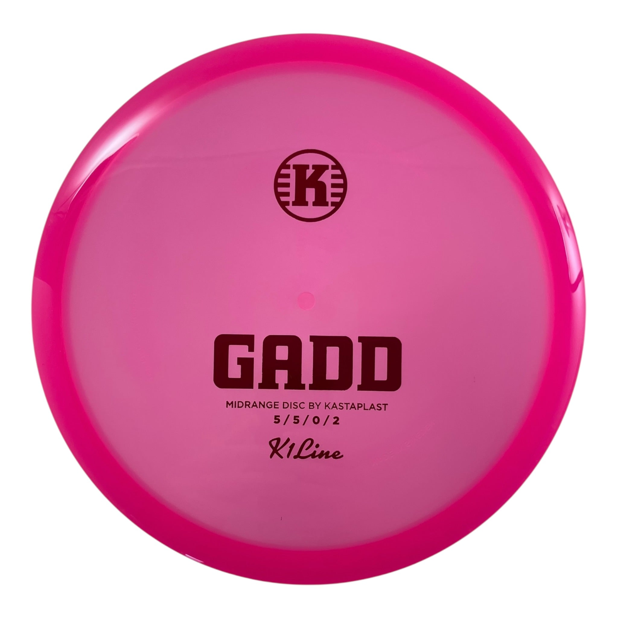 Kastaplast Gadd | K1 | Pink/Red 171g Disc Golf