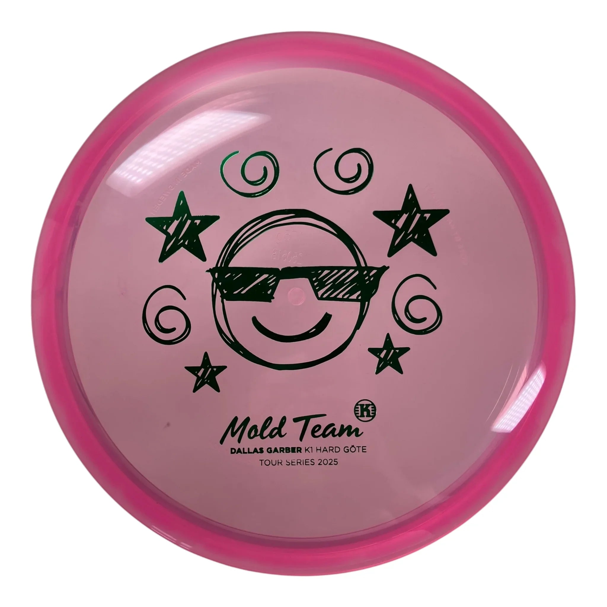 Kastaplast Göte | K1 Hard | Pink/Green 175g (Dallas Garber) Disc Golf