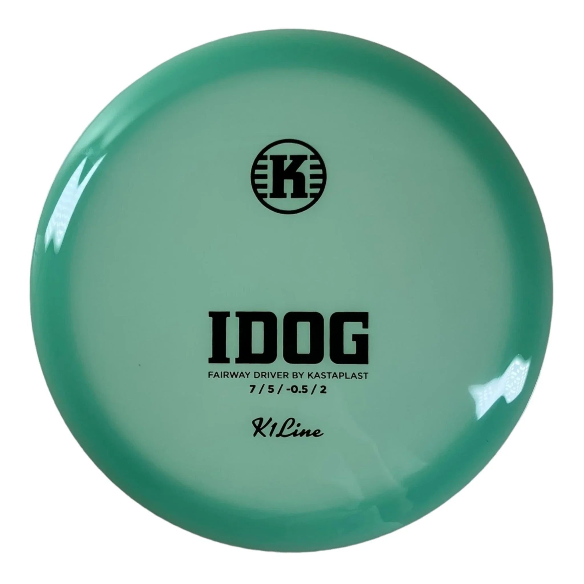 Kastaplast Idog | K1 | Mint/Black 173 - 175g (First Run) Disc Golf