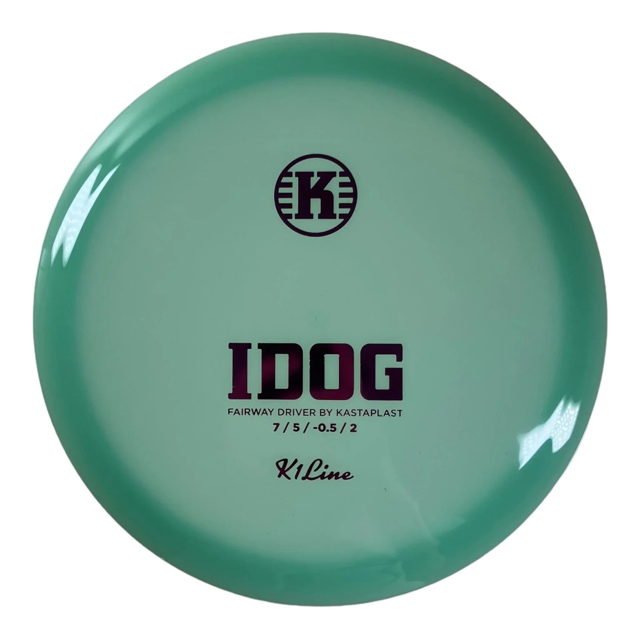 Kastaplast Idog | K1 | Mint/Purple 170 - 172g (First Run) Disc Golf