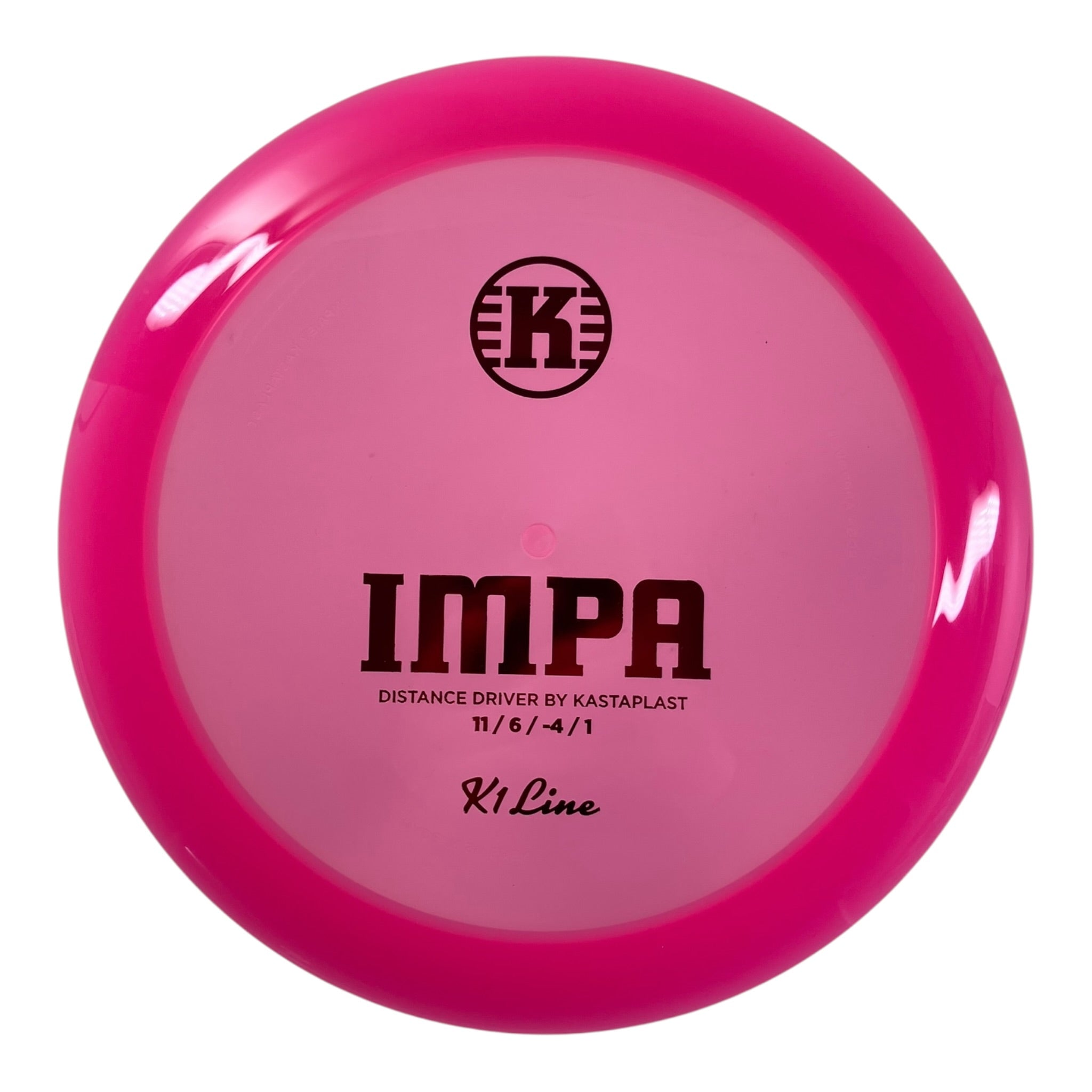 Kastaplast Impa | K1 | Pink/Red 171g Disc Golf