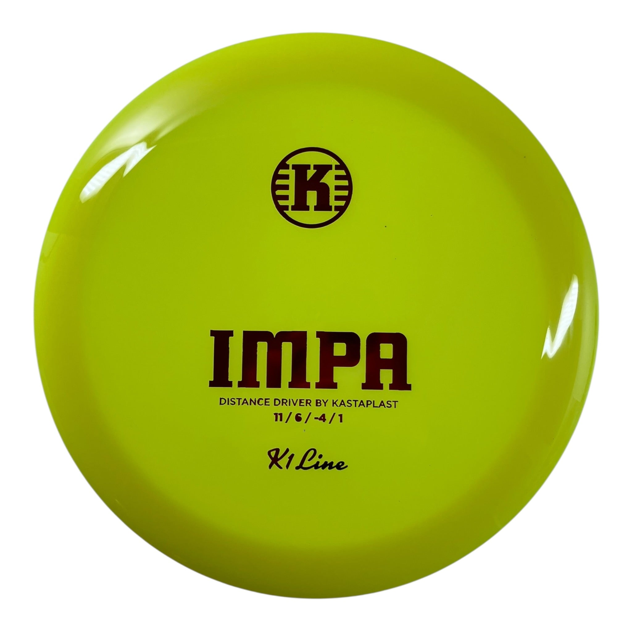 Kastaplast Impa | K1 | Yellow/Red 170g Disc Golf
