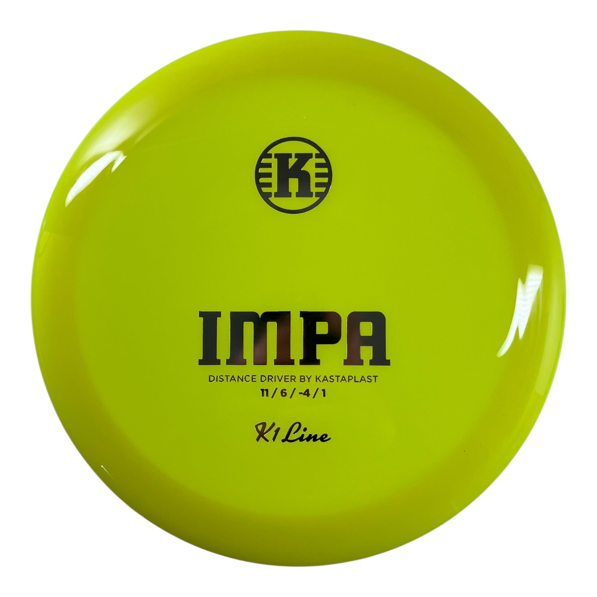 Kastaplast Impa | K1 | Yellow/Silver 176g Disc Golf