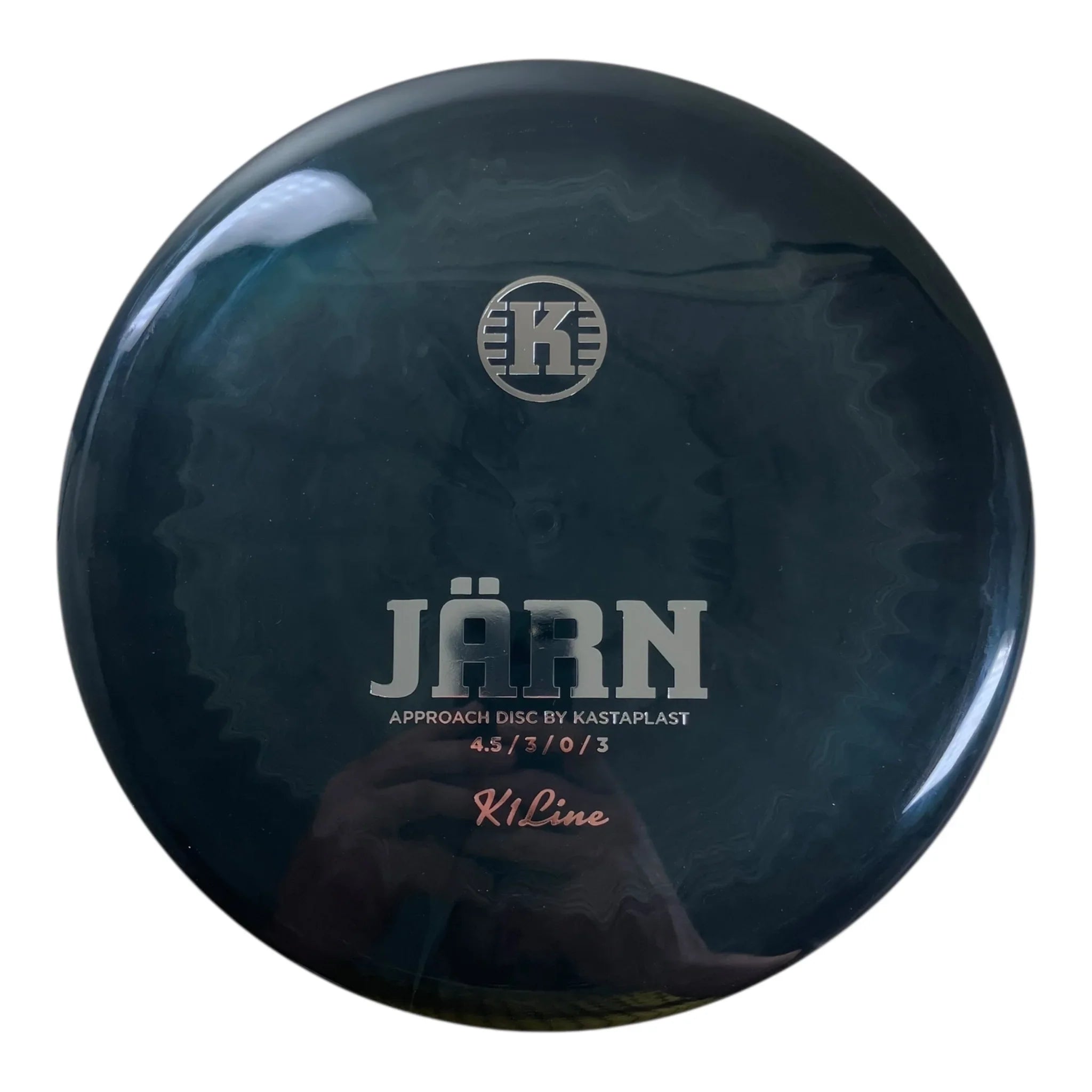 Kastaplast Jarn | K1 | Black/Silver 175-176g Disc Golf