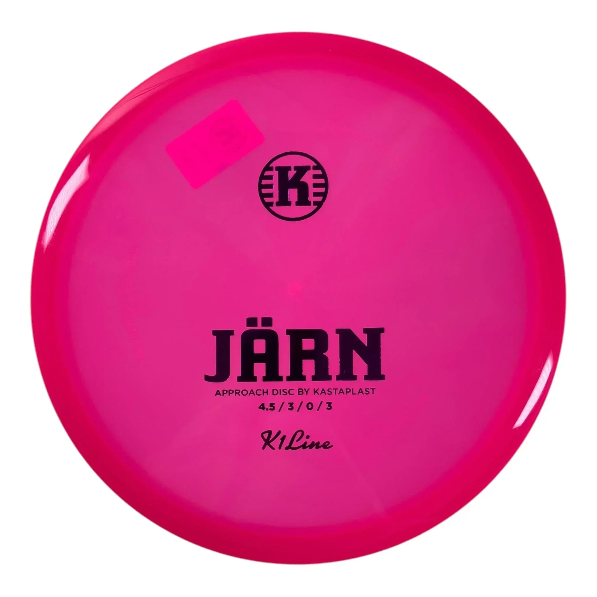 Kastaplast Jarn | K1 | Pink/Silver 174g Disc Golf