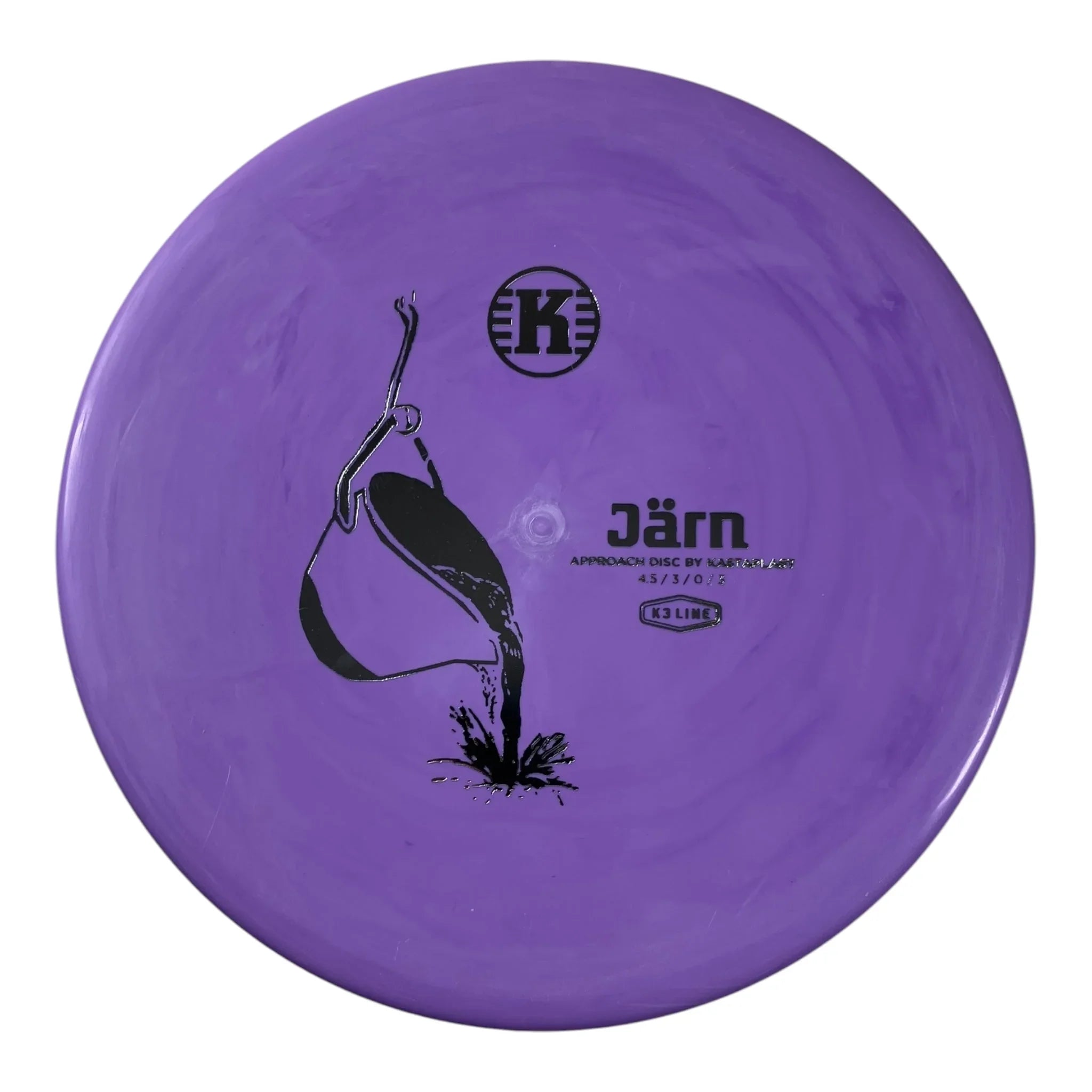 Kastaplast Jarn | K3 | Purple/Silver 175g Disc Golf