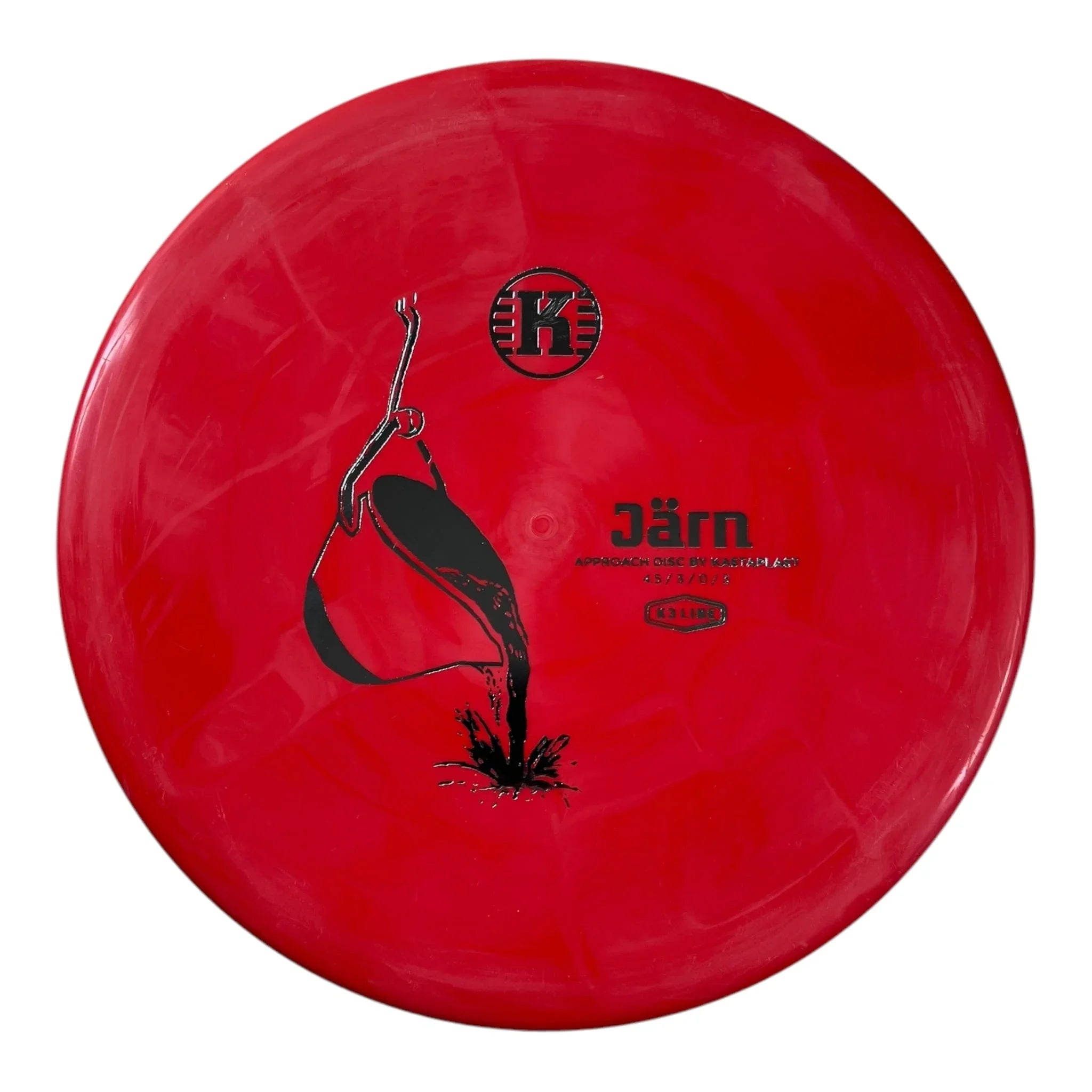 Kastaplast Jarn | K3 | Red/Silver 174g Disc Golf