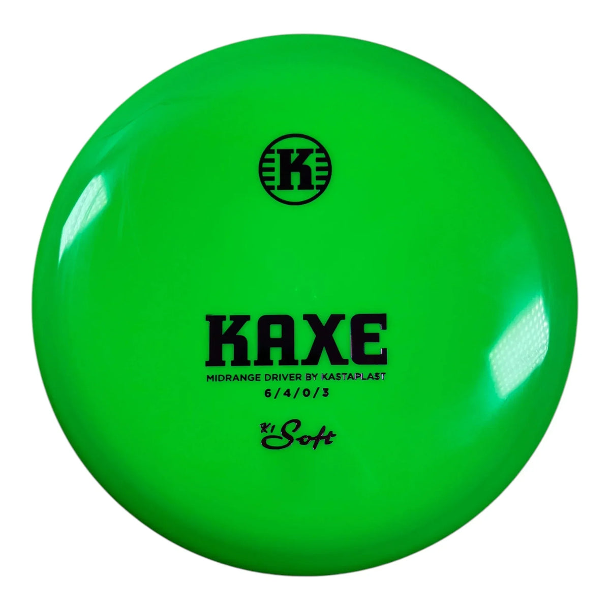 Kastaplast Kaxe | K1 Soft | Green/Gold 174g Disc Golf