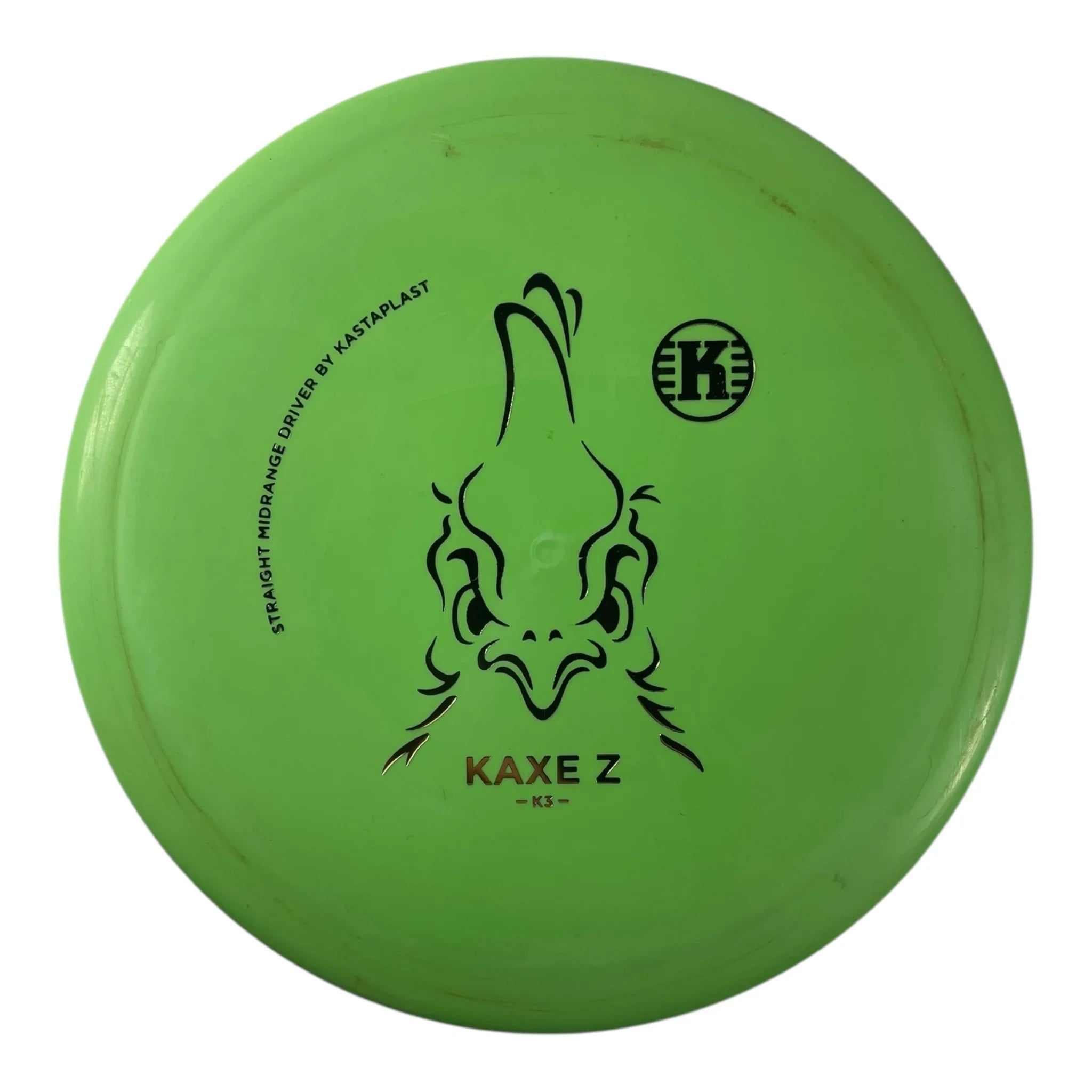 Kastaplast Kaxe Z | K3 | Green/Gold 174g Disc Golf