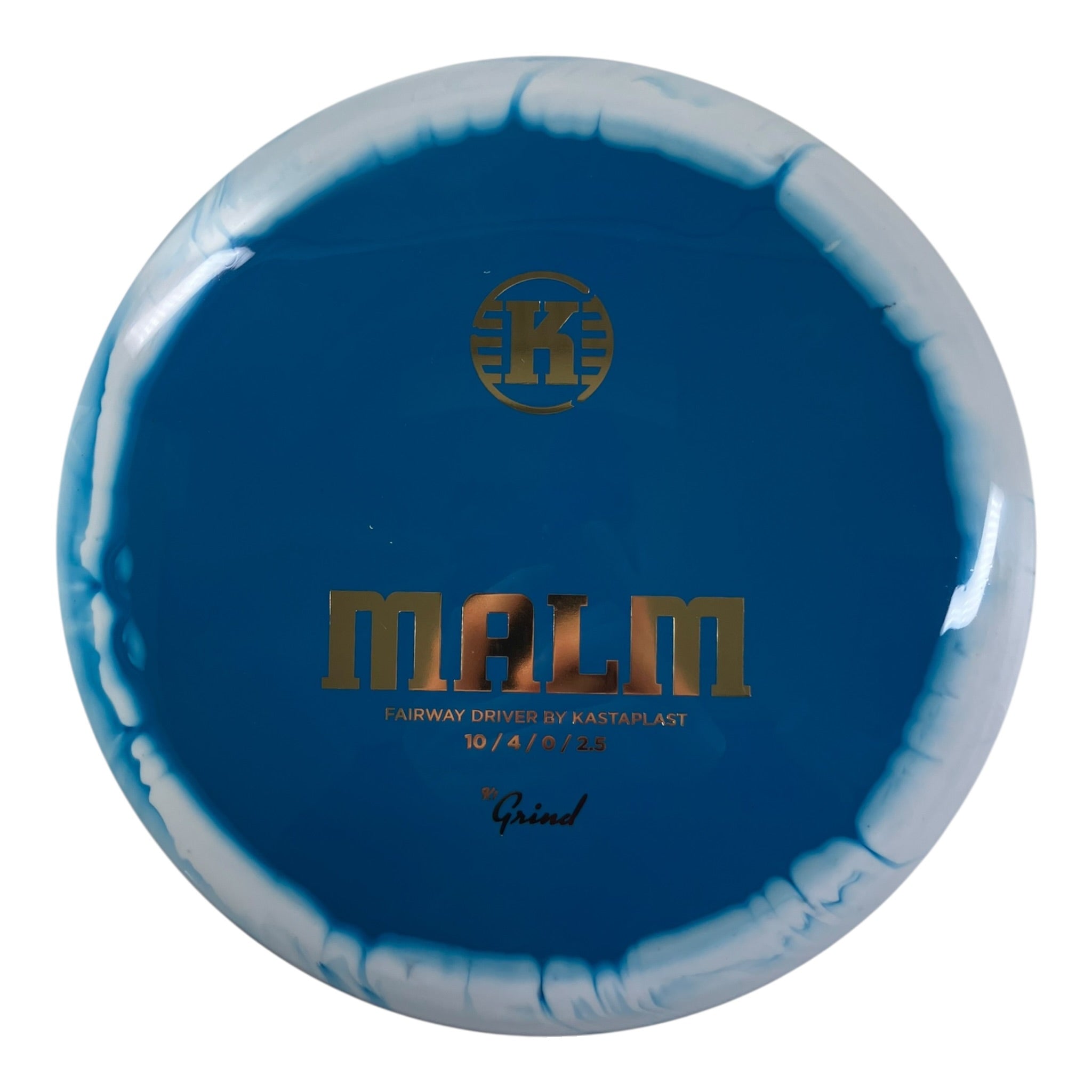 Kastaplast Malm | K1 Grind | Blue/Gold 173g Disc Golf