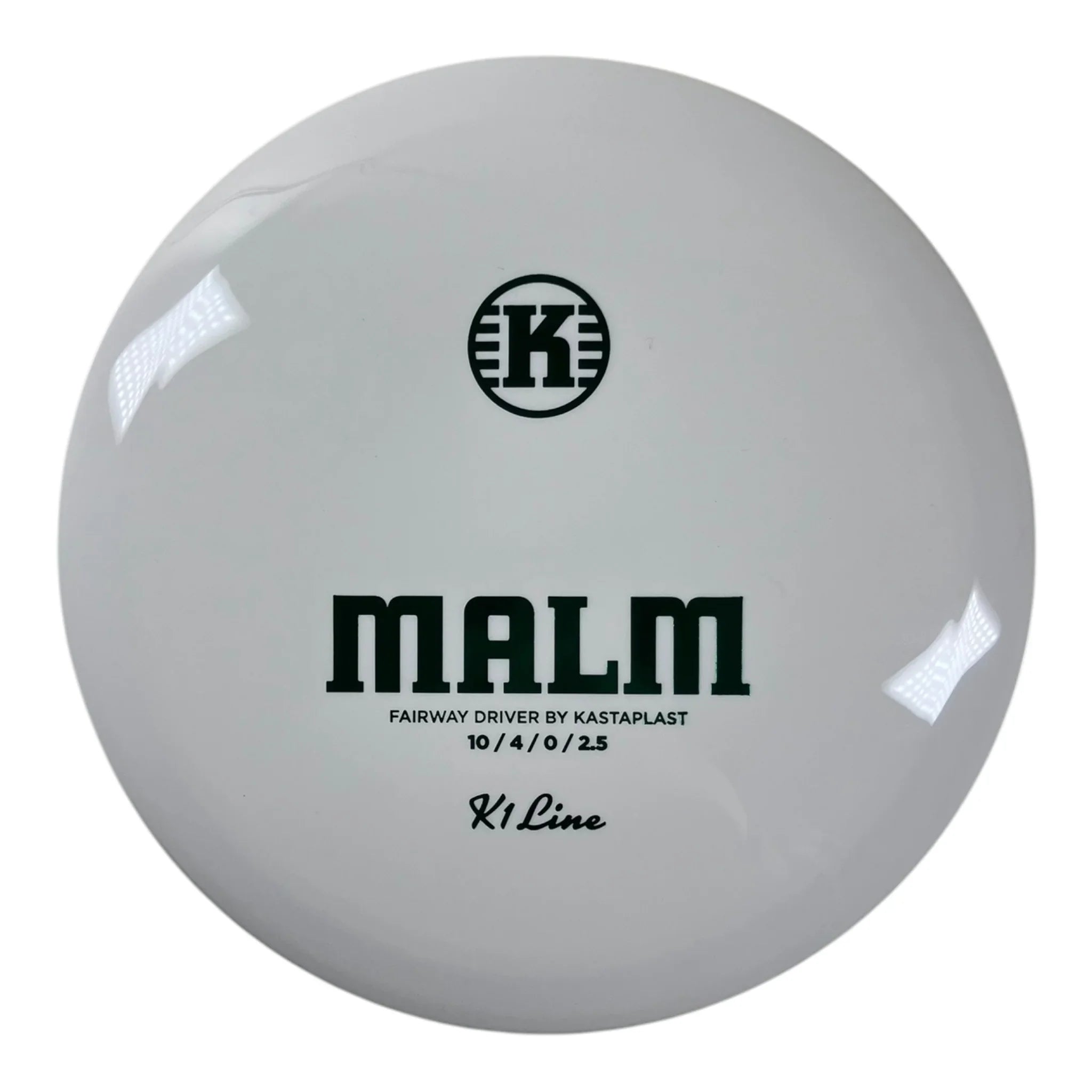 Kastaplast Malm | K1 | White/Green 172g Disc Golf