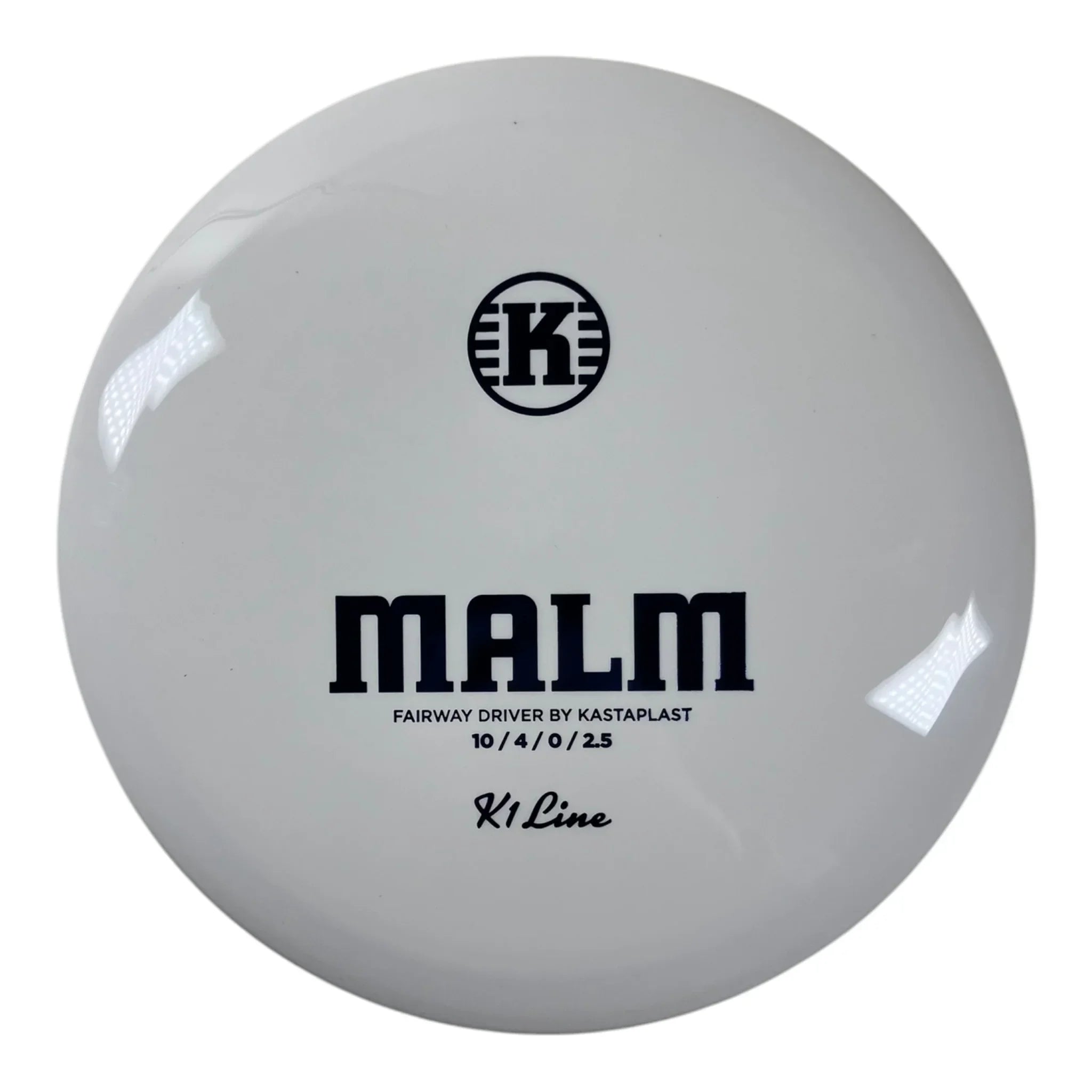 Kastaplast Malm | K1 | White/Purple 173g Disc Golf