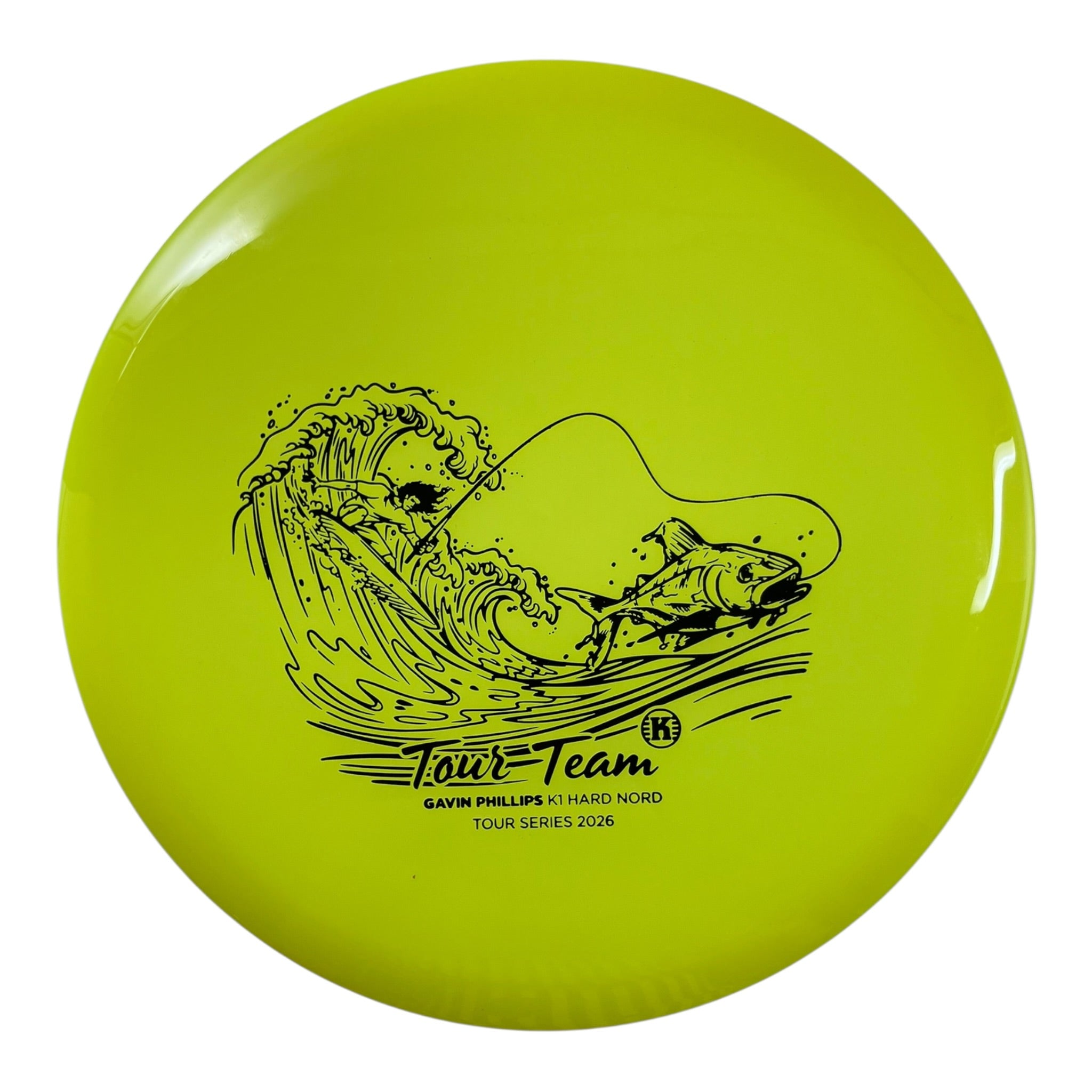 Kastaplast Nord | K1 Hard | Yellow/Black 180g (Gavin Phillips Tour Team) Disc Golf