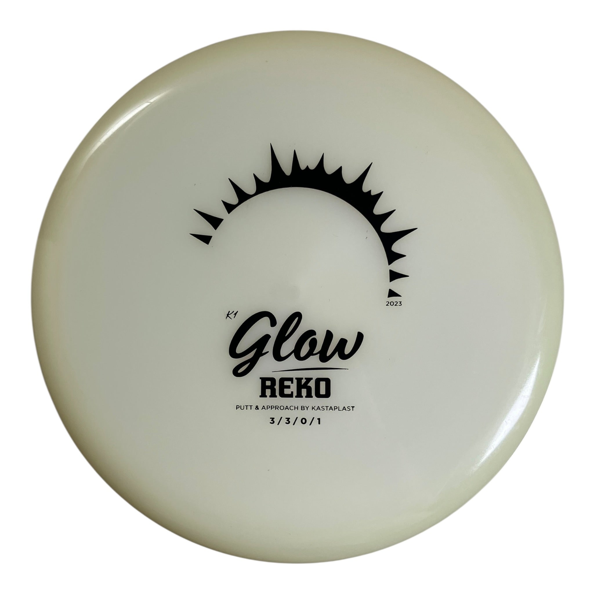 Kastaplast Reko | K1 Glow | Glow/Black 176g (2023) Disc Golf