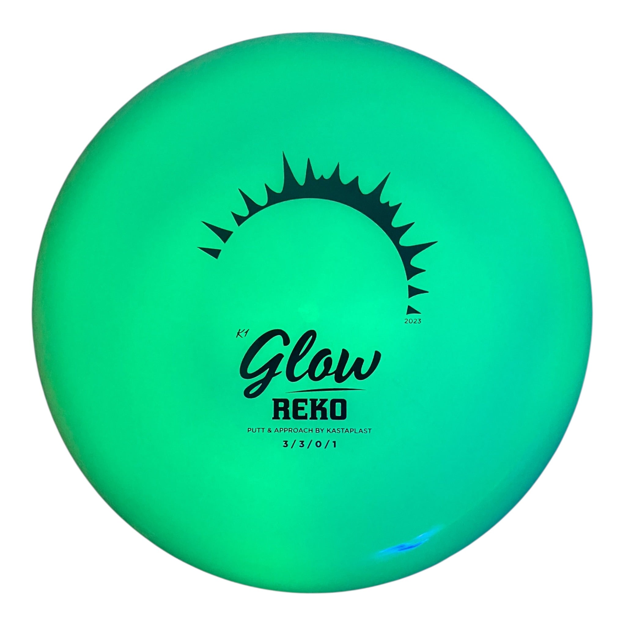 Kastaplast Reko | K1 Glow | Glow/Light Blue 176g (2023) Disc Golf