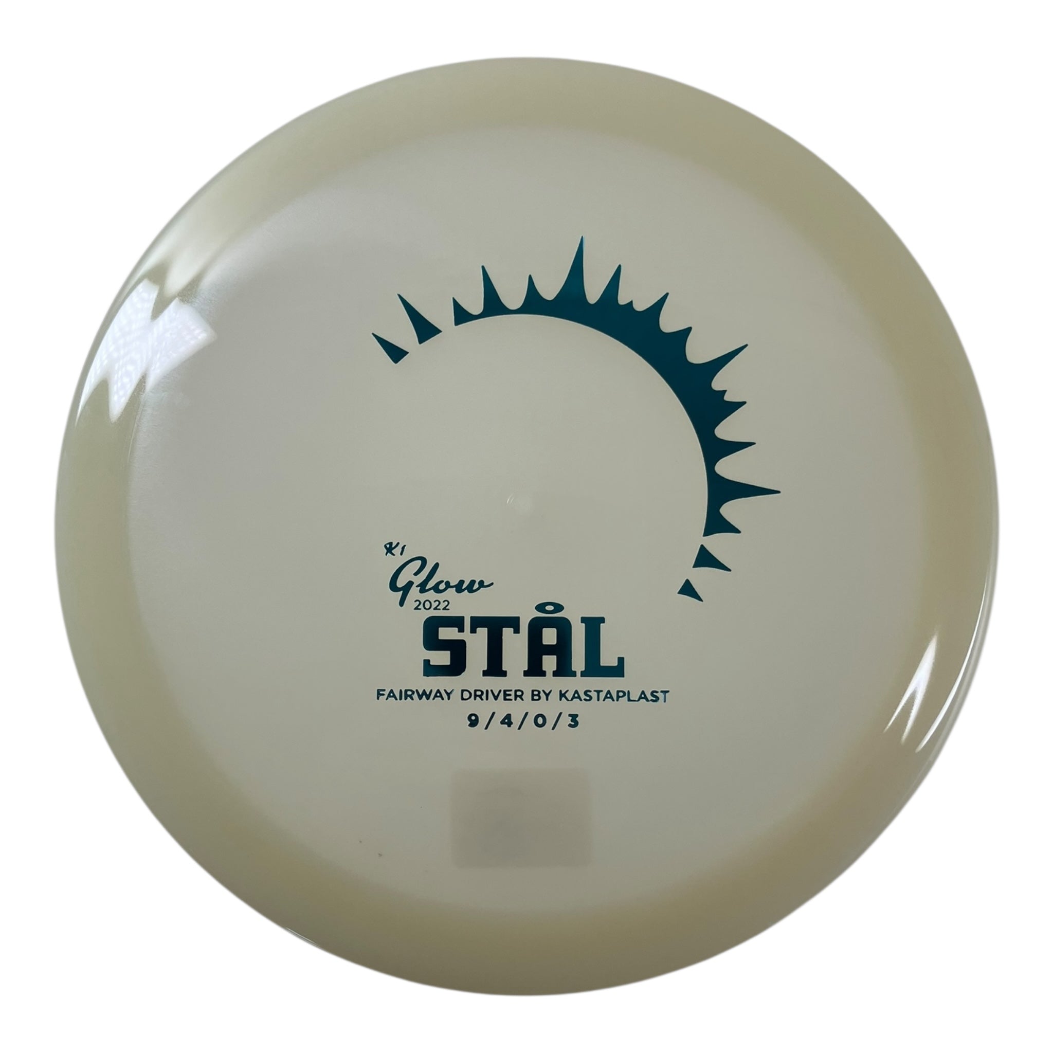 Kastaplast Stål | K1 Glow | Glow/Blue 174-175g (2022) Disc Golf