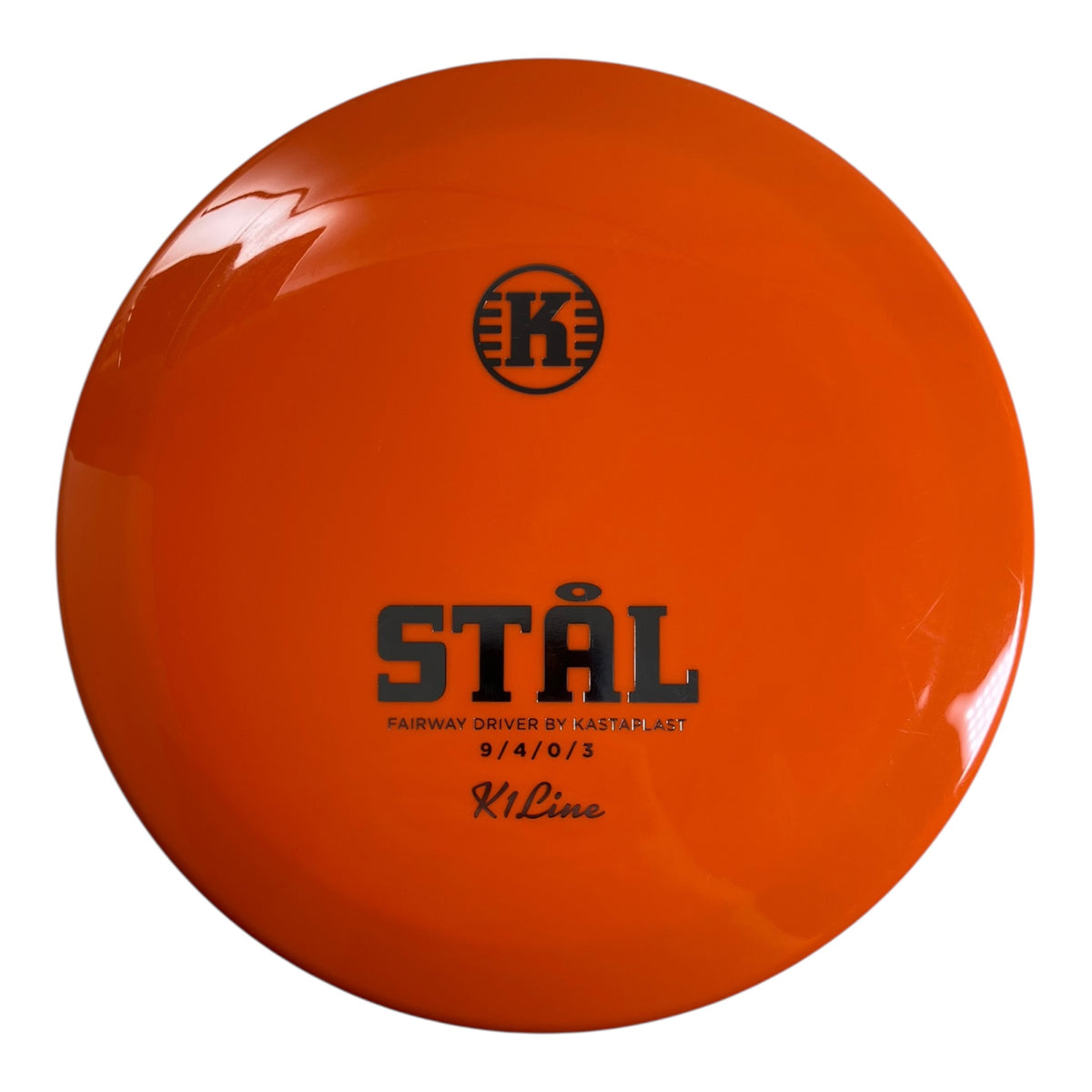 Kastaplast Stål | K1 | Orange/Holo 172g Disc Golf