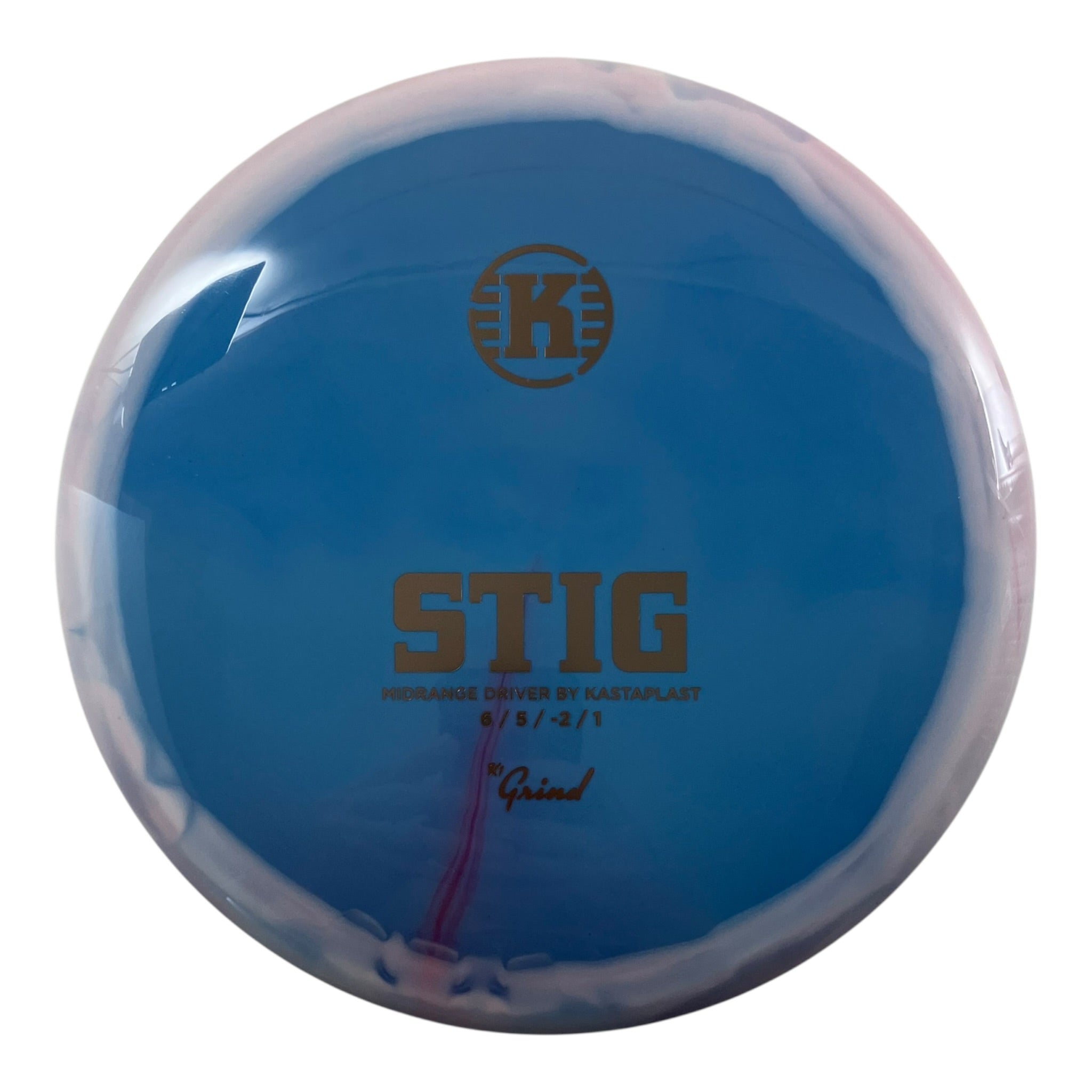 Kastaplast Stig | K1 Grind | Blue/Gold 175g Disc Golf