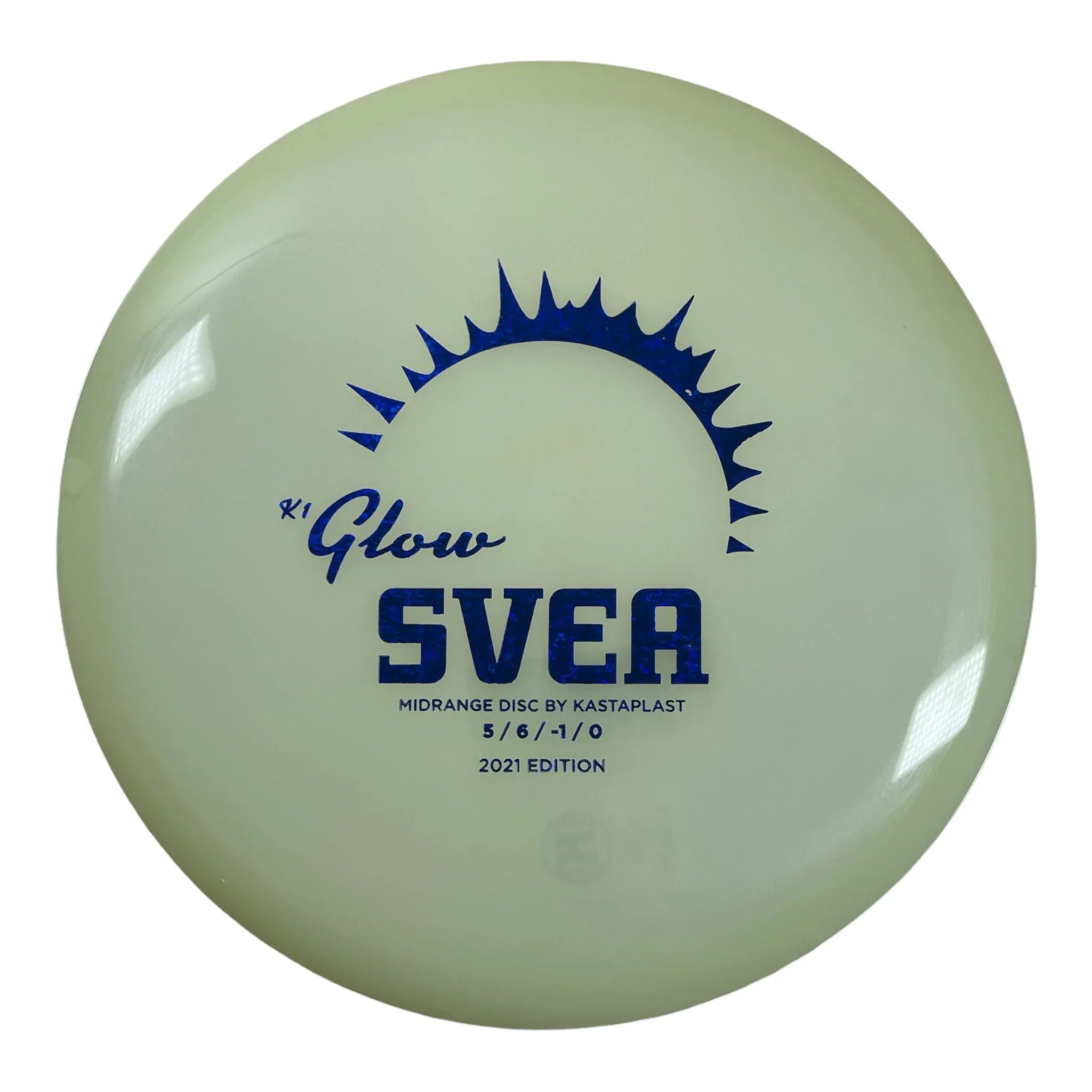 Kastaplast Svea | K1 Glow | Glow/Blue 175 - 176g Disc Golf