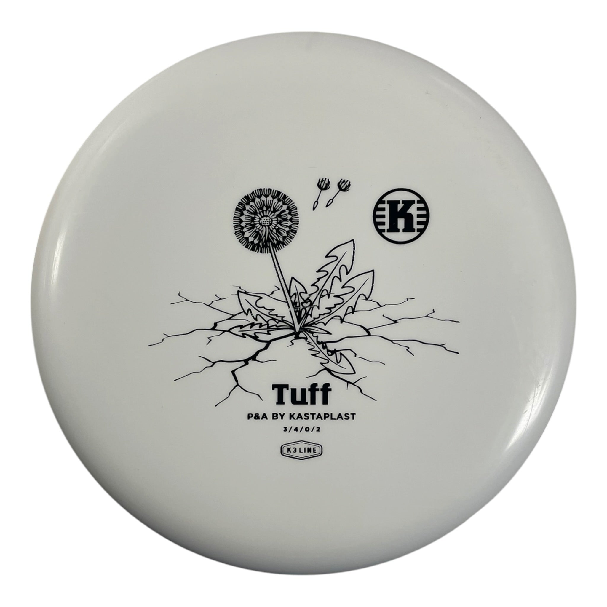 Kastaplast Tuff | K3 | White/Black 173g Disc Golf