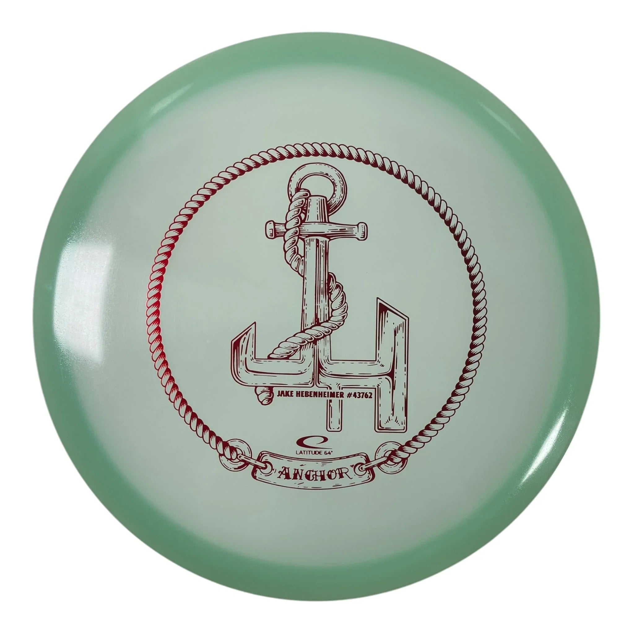 Latitude 64 Anchor | Moonshine | Teal Glow/Red 173 - 174g (Jake Hebenheimer) Disc Golf
