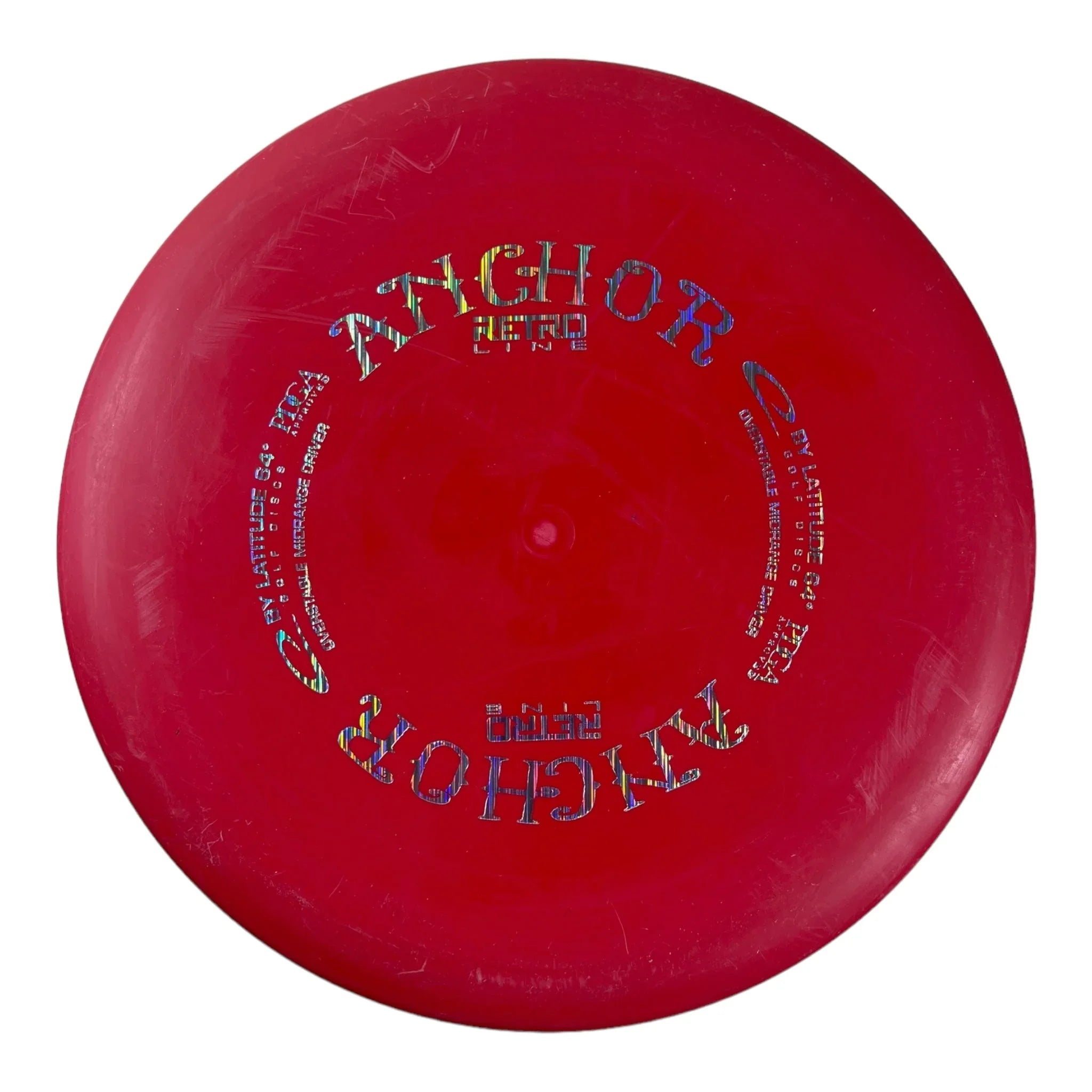 Latitude 64 Anchor - Used Great | Retro Line | Red/Gold 178g Disc Golf