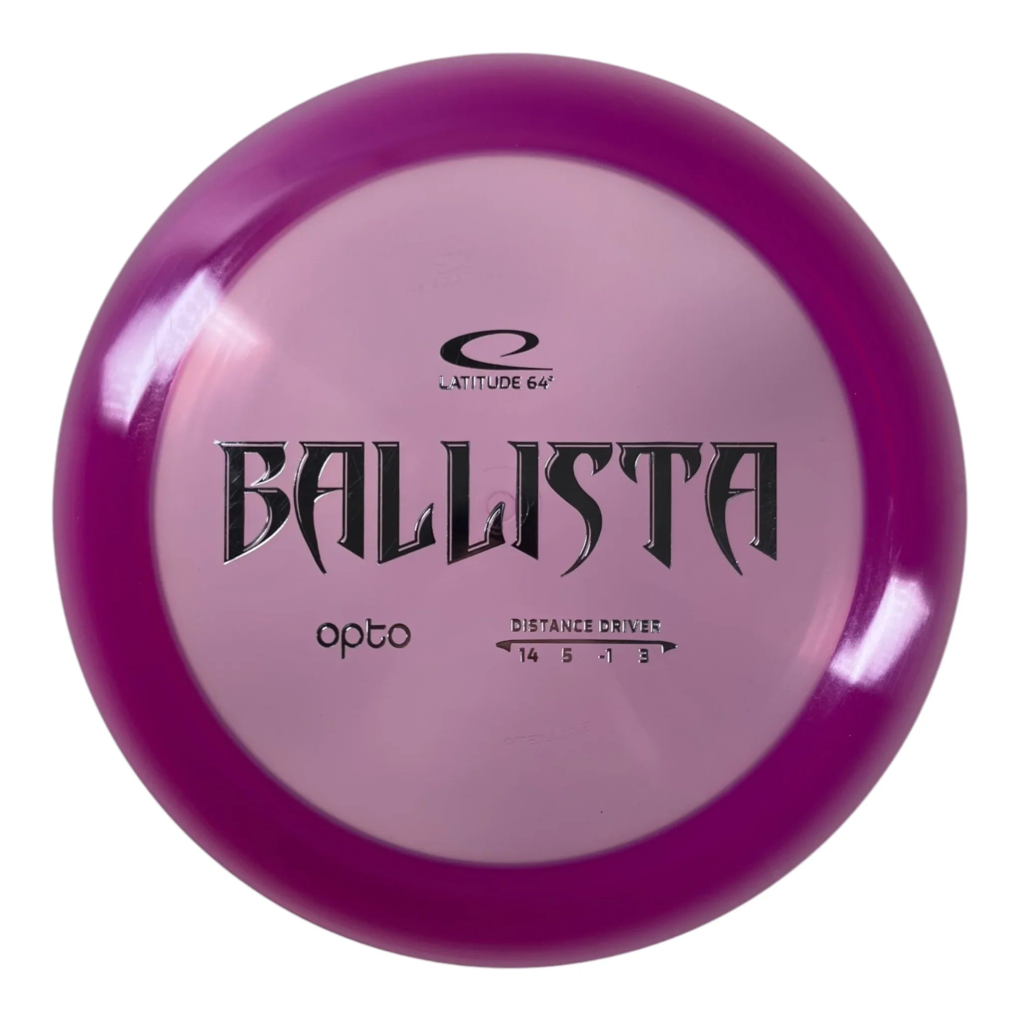 Latitude 64 Ballista | Opto | Purple/Silver 175g Disc Golf