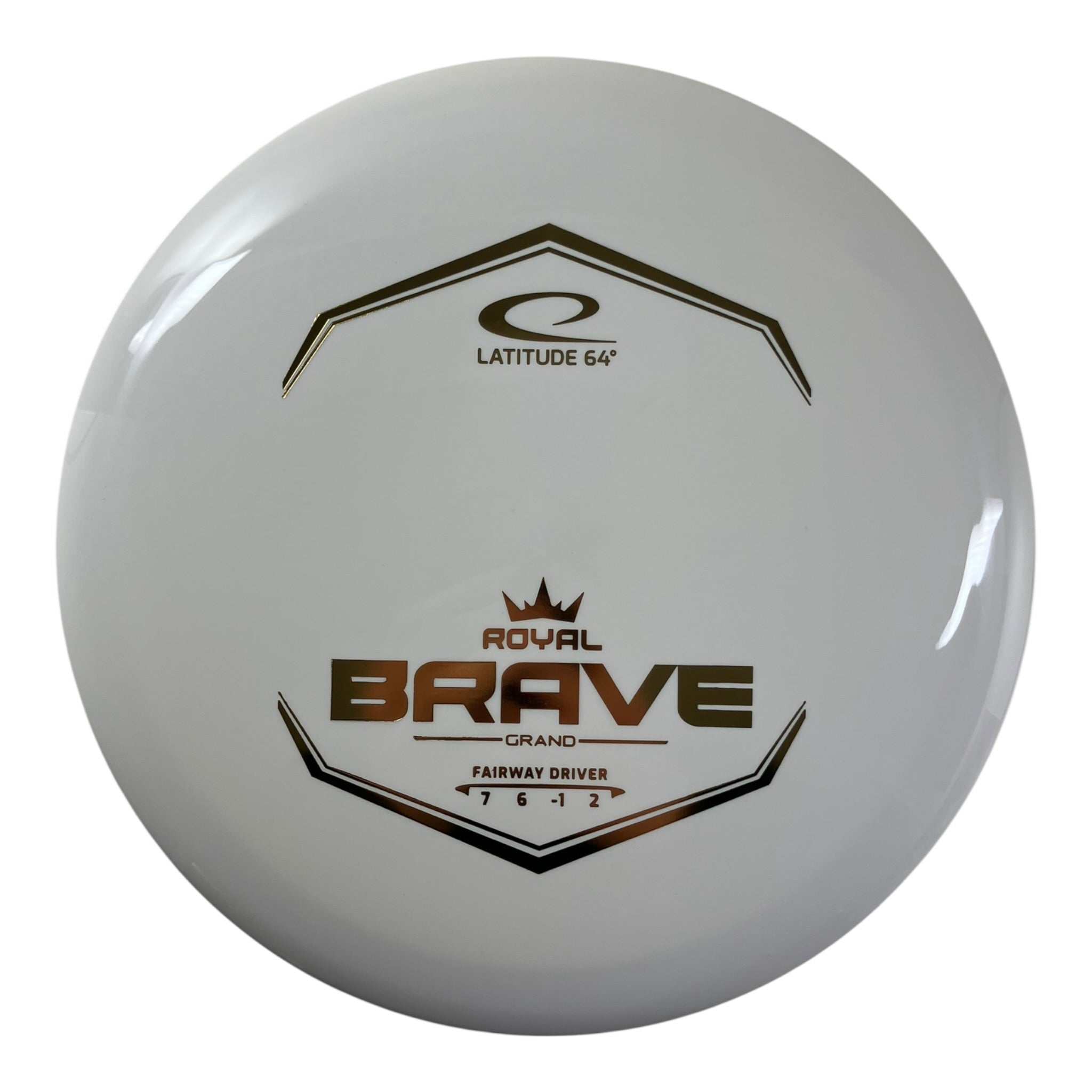 Latitude 64 Brave | Royal Grand | White/Gold 176g Disc Golf