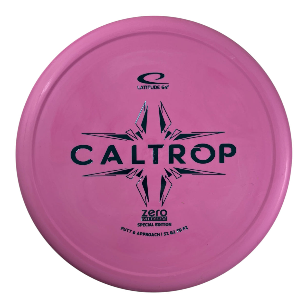 Latitude 64 Caltrop | Zero Medium | Pink/Blue 174g (Special Edition) Disc Golf