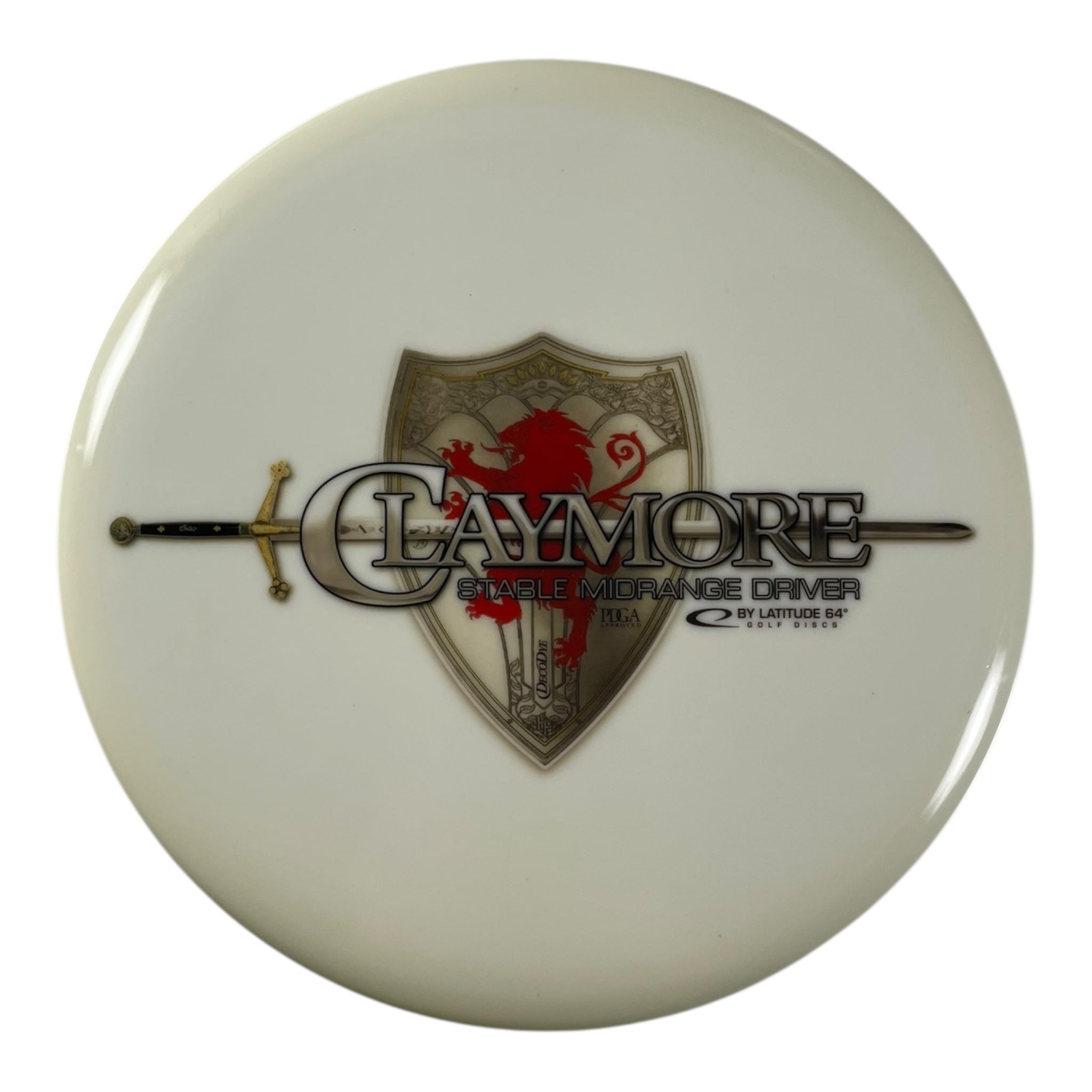 Latitude 64 Claymore | Gold | White/Multi 174g (DecoDye Old Run) Disc Golf